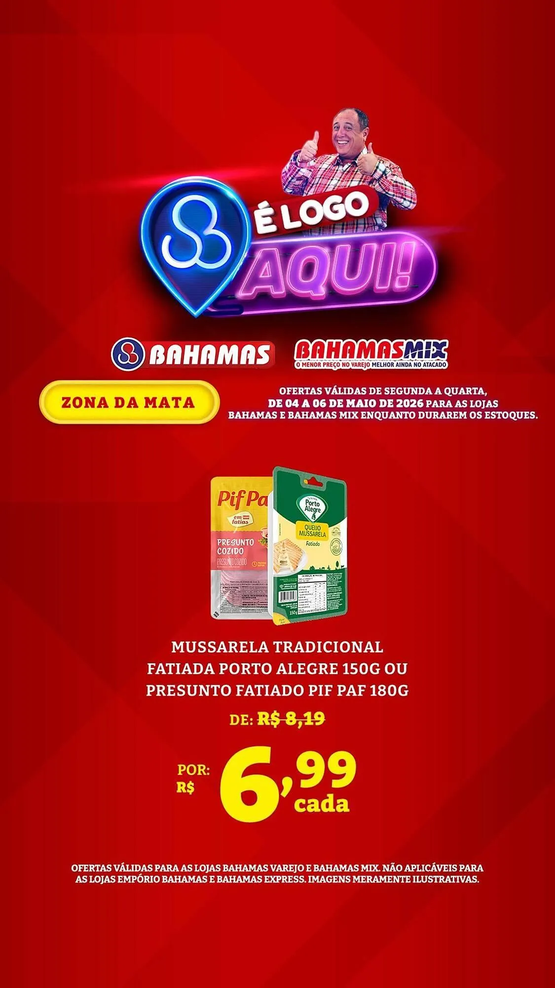 Encarte de Catálogo Bahamas Supermercados 4 de maio até 6 de maio 2026 - Pagina 3