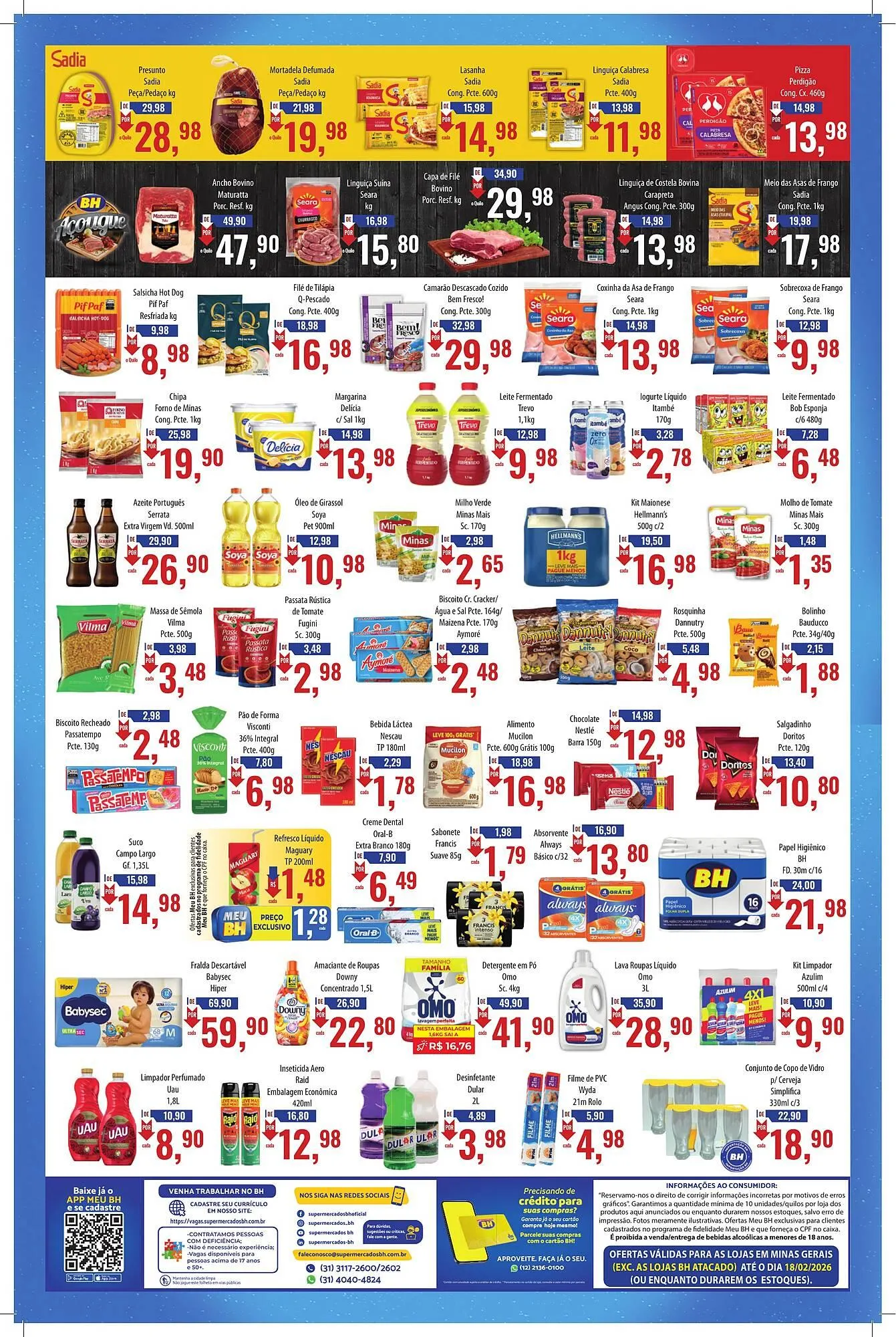 Encarte de Folheto Supermercados BH 2 de fevereiro até 19 de fevereiro 2026 - Pagina 2