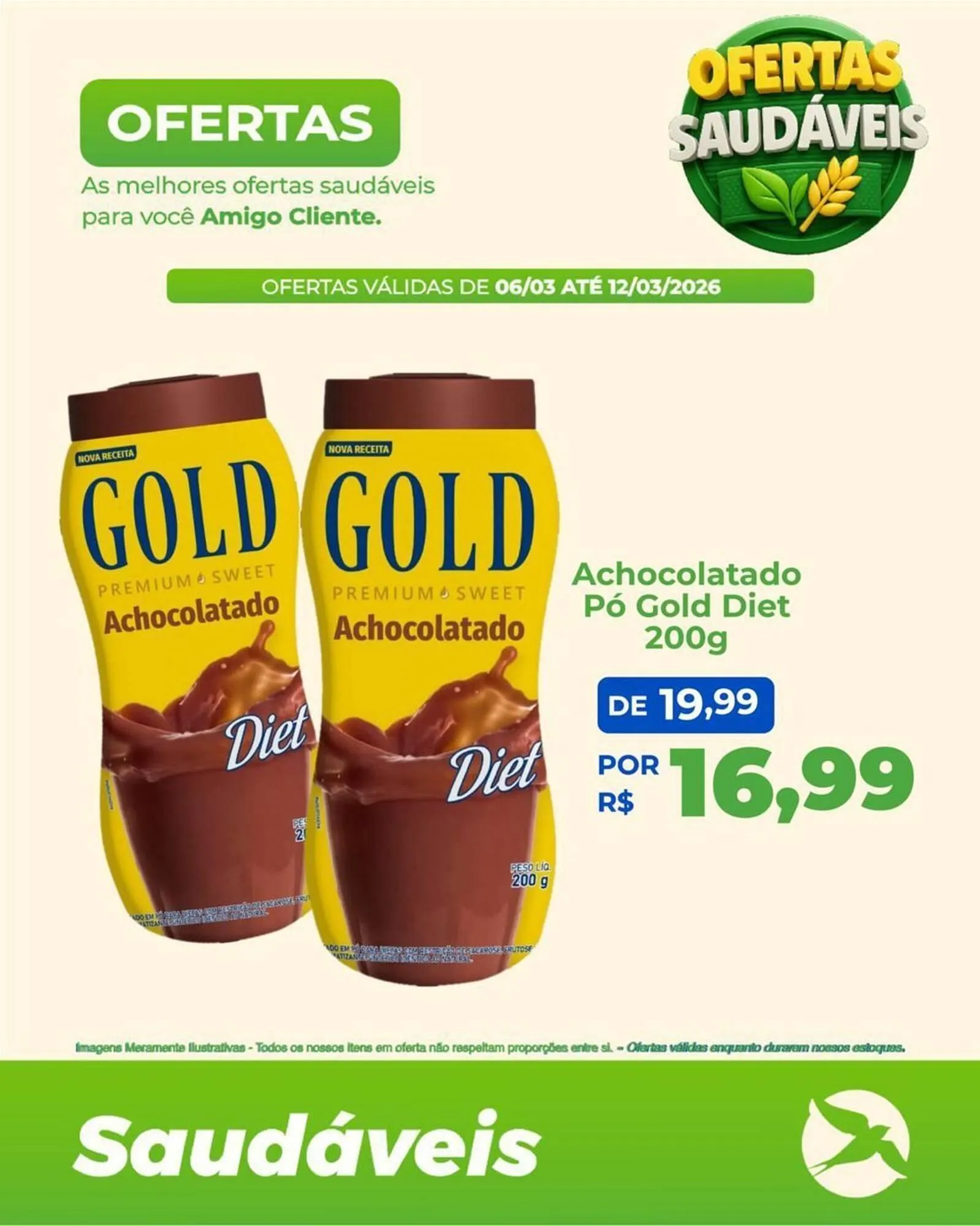 Encarte de Folheto Andorinha Hipermercado 6 de março até 12 de março 2026 - Pagina 1