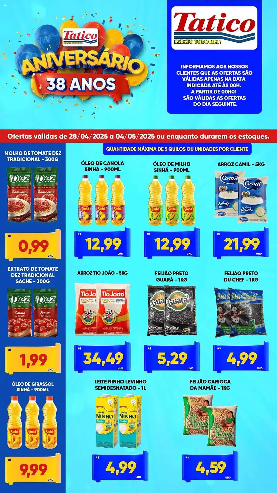 Encarte de Catálogo Tatico 28 de abril até 5 de maio 2025 - Pagina 2