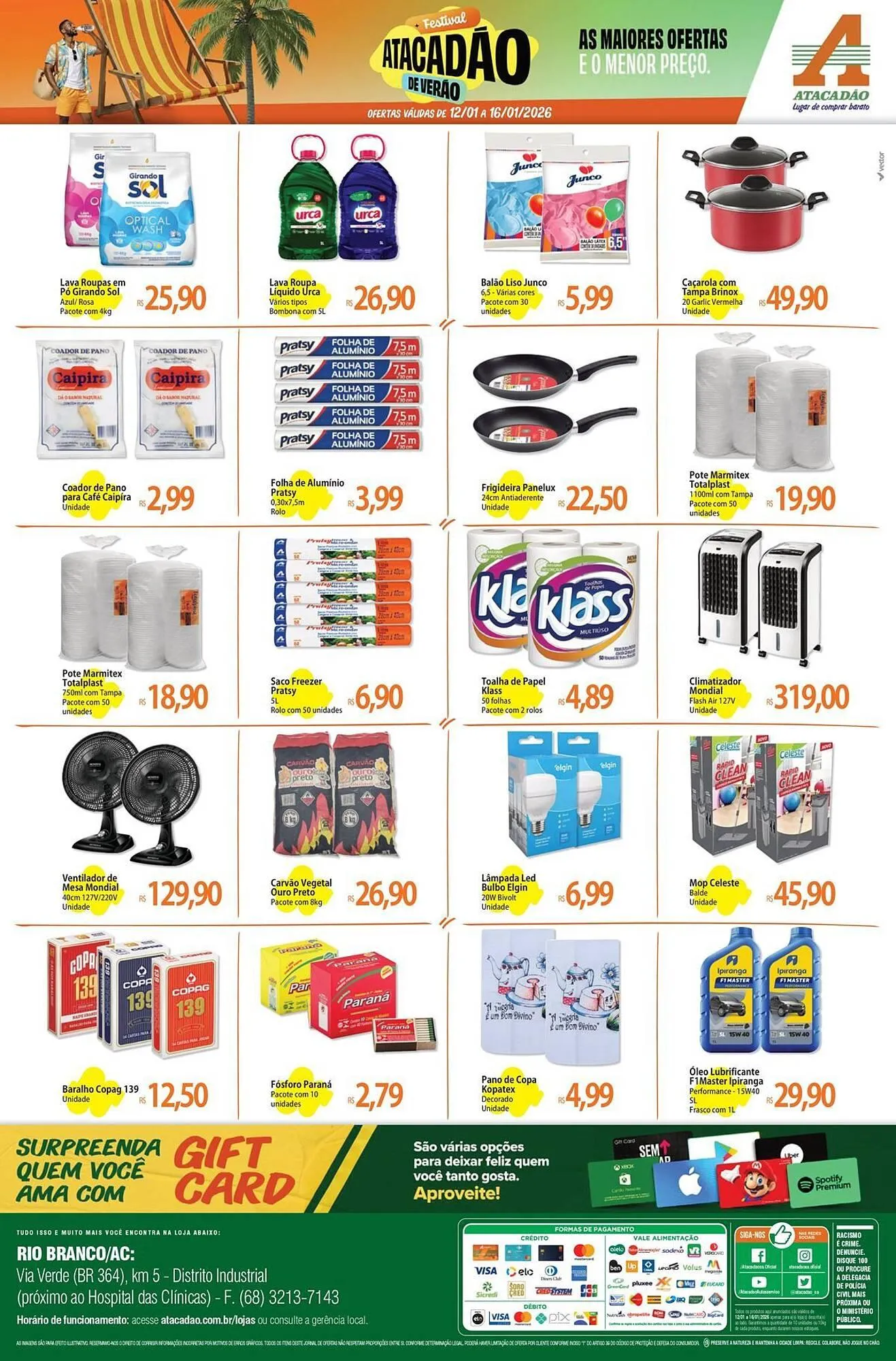 Encarte de Folheto Atacadão 12 de janeiro até 16 de janeiro 2026 - Pagina 3