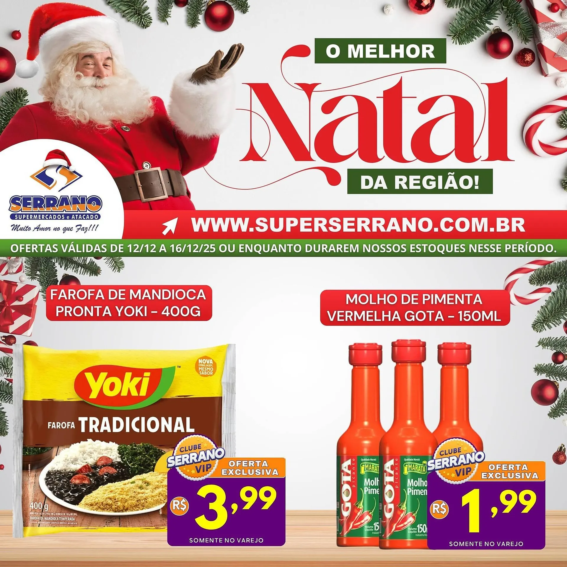 Encarte de Catálogo Serrano Supermercado 12 de dezembro até 16 de dezembro 2025 - Pagina 5
