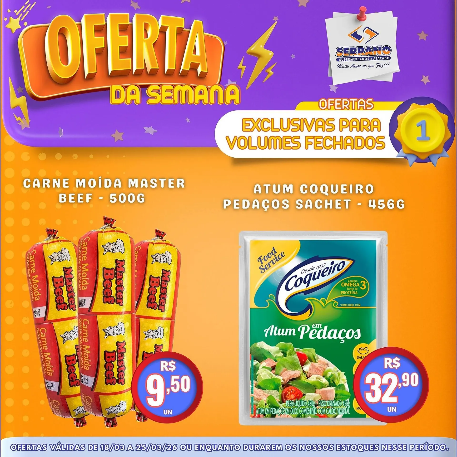 Encarte de Catálogo Serrano Supermercado 18 de março até 25 de março 2026 - Pagina 2