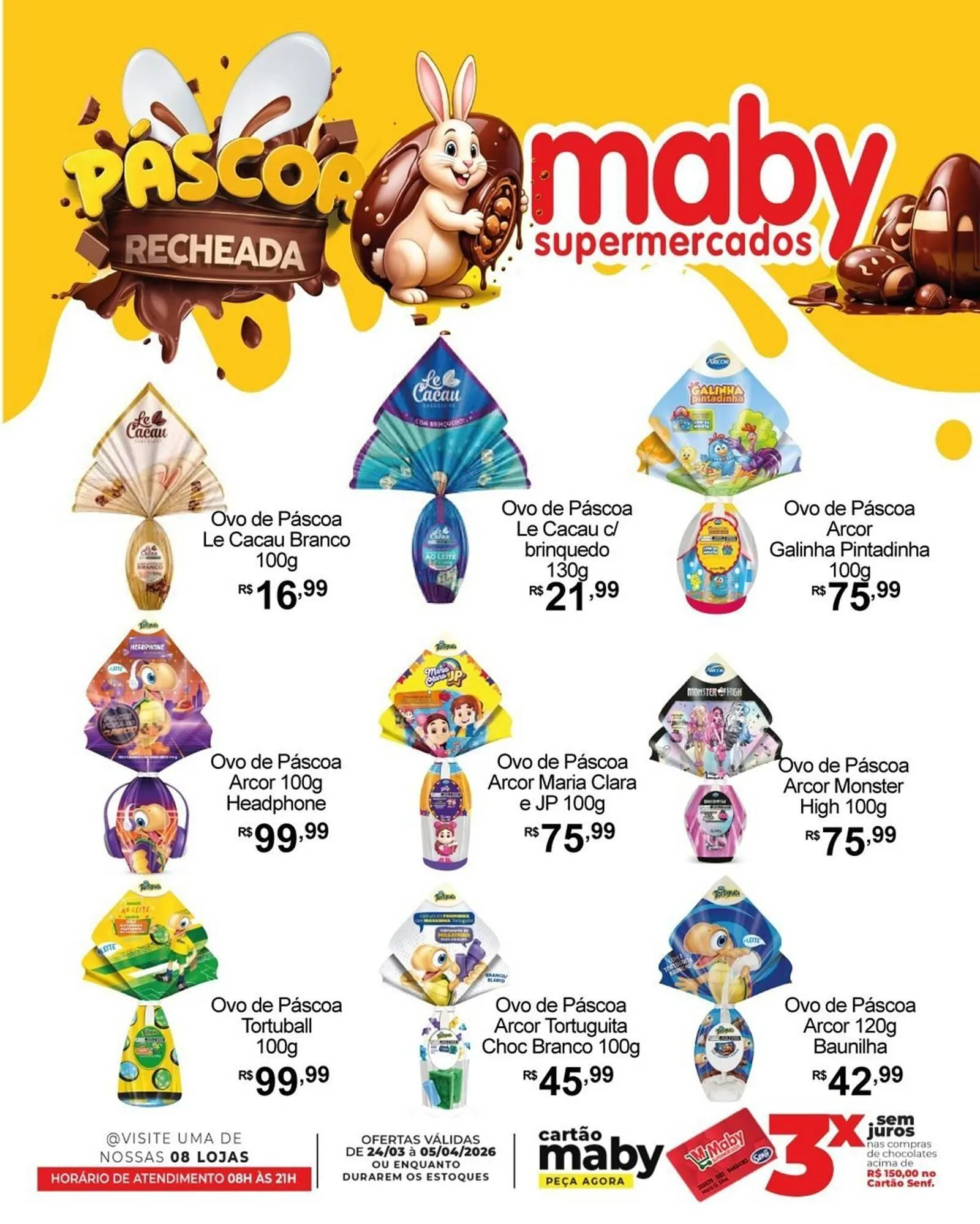 Encarte de Catálogo Maby Supermercados 24 de março até 5 de abril 2026 - Pagina 1