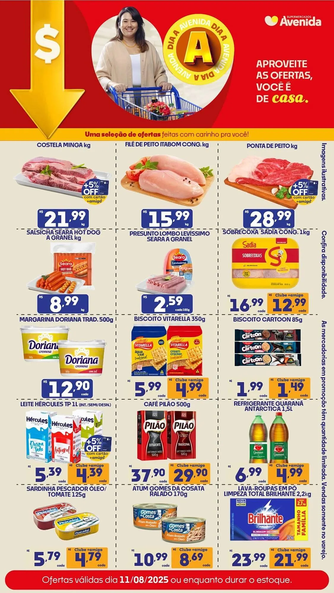 Encarte de Catálogo Supermercados Avenida 11 de agosto até 18 de agosto 2025 - Pagina 7