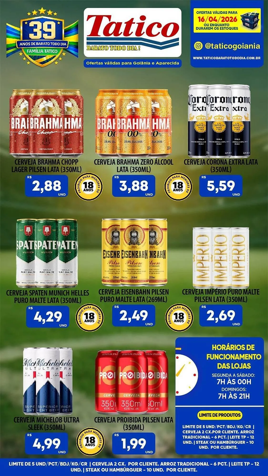 Encarte de Tabloide Tatico 16 de abril até 16 de abril 2026 - Pagina 19