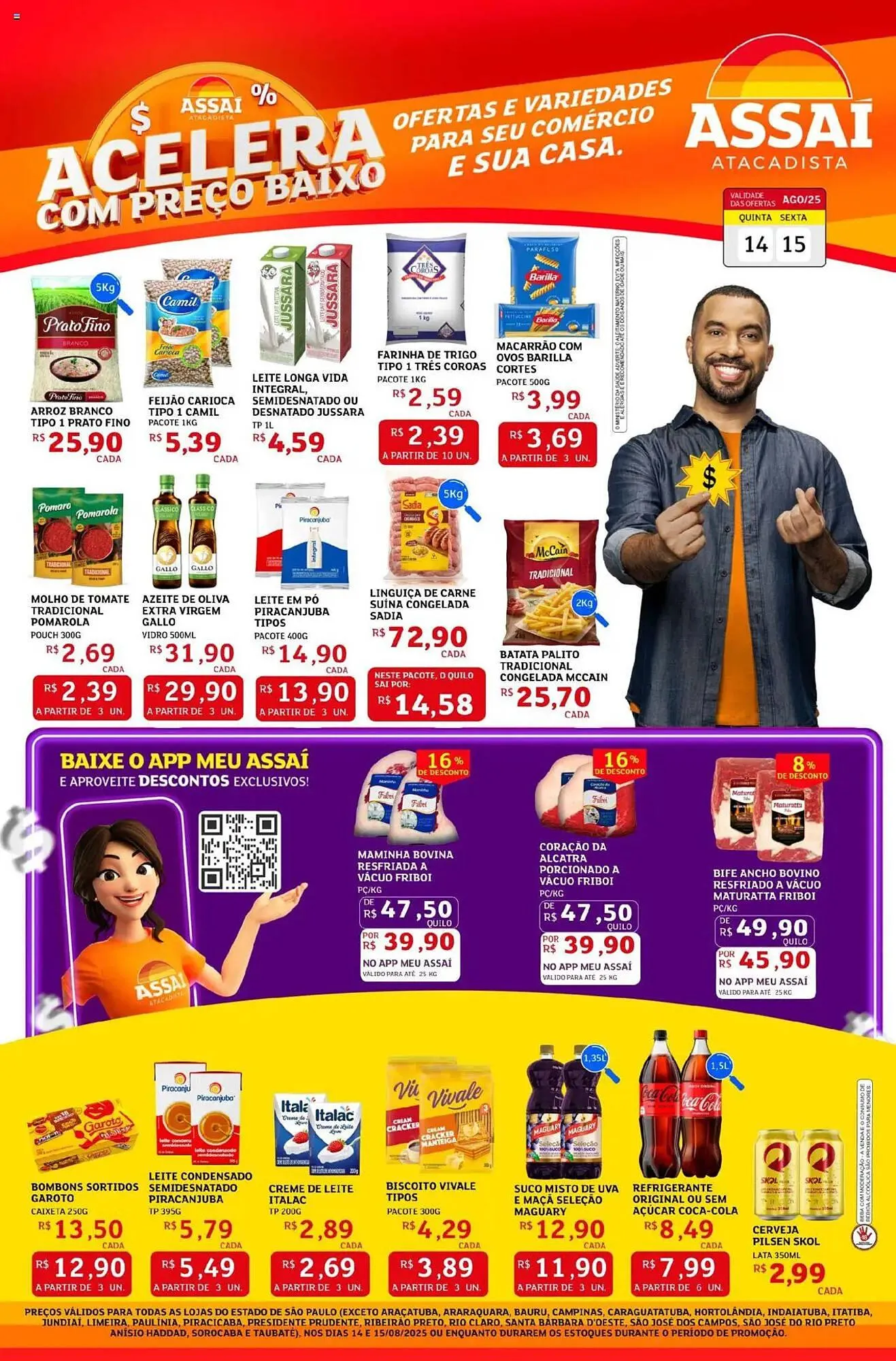 Encarte de Catálogo Assaí Atacadista 14 de agosto até 15 de agosto 2025 - Pagina 1