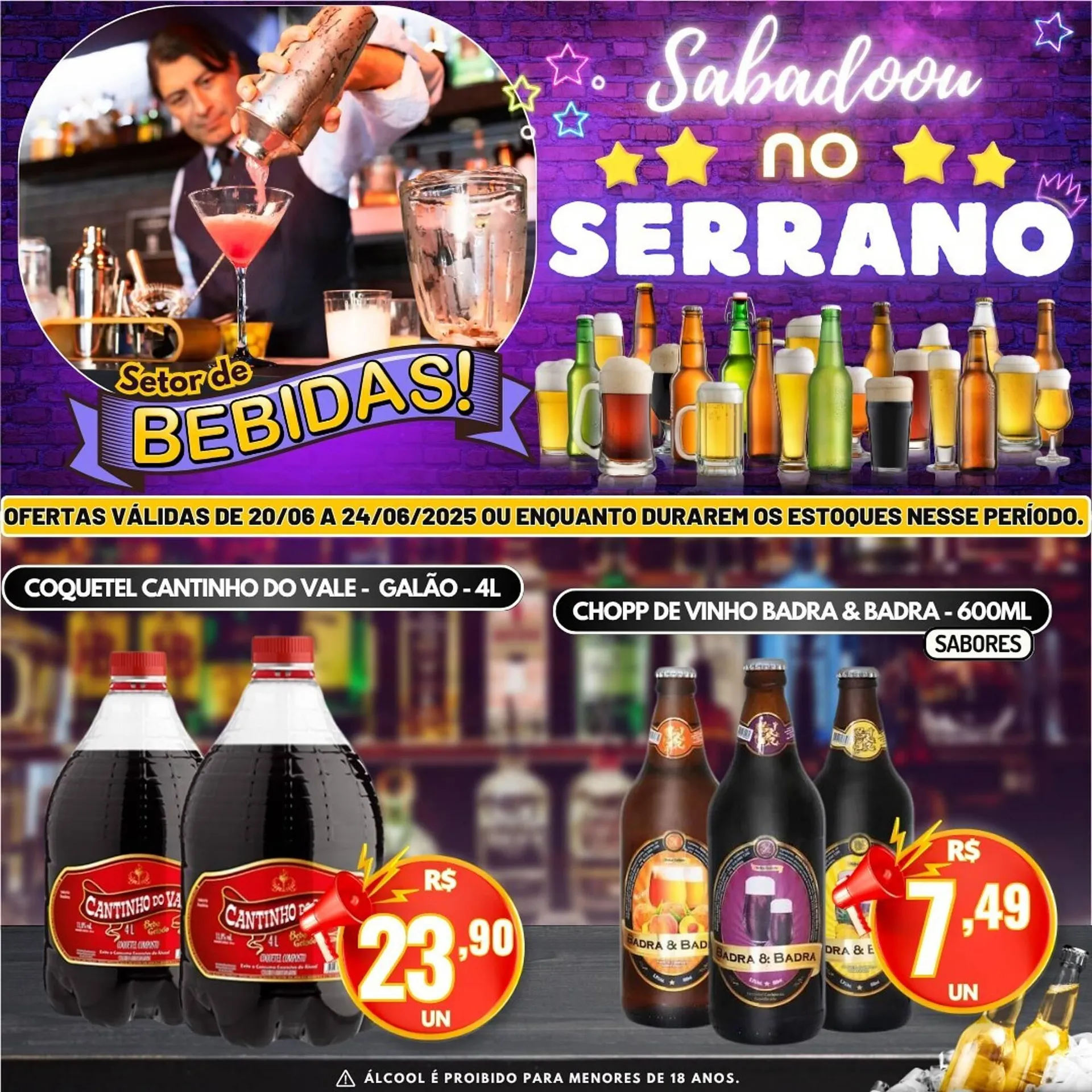 Encarte de Catálogo Serrano Supermercado 22 de junho até 24 de junho 2025 - Pagina 4