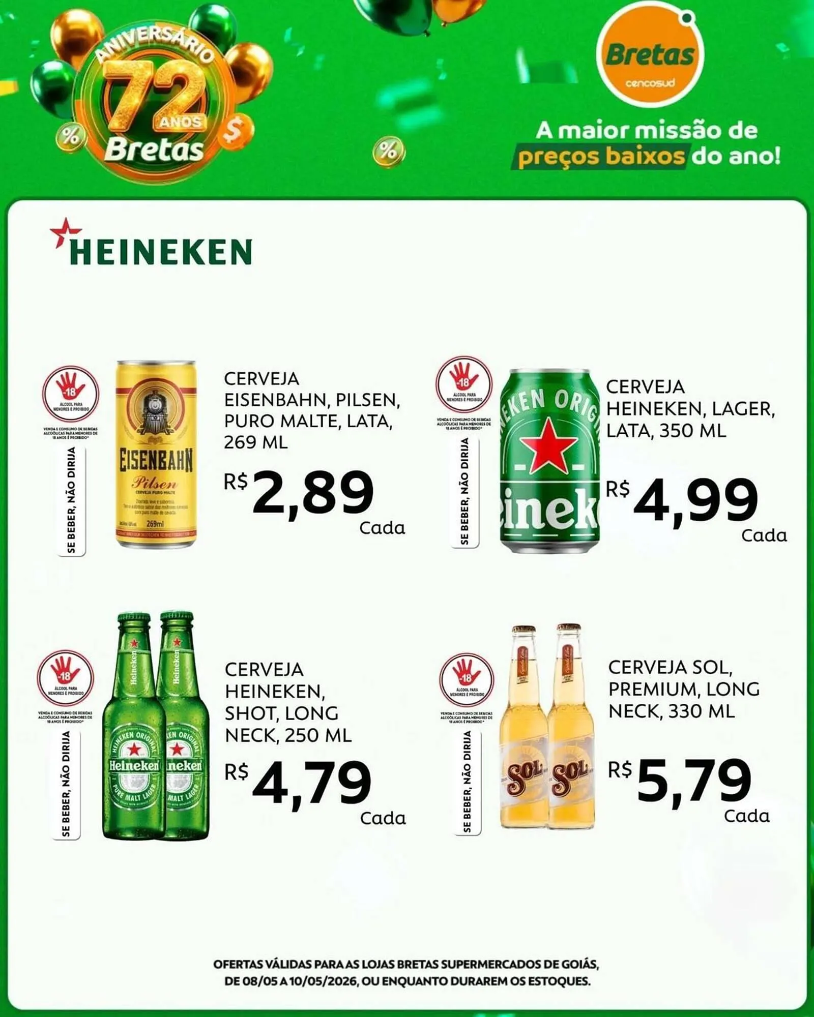 Encarte de Catálogo Supermercados Bretas 8 de maio até 10 de maio 2026 - Pagina 5