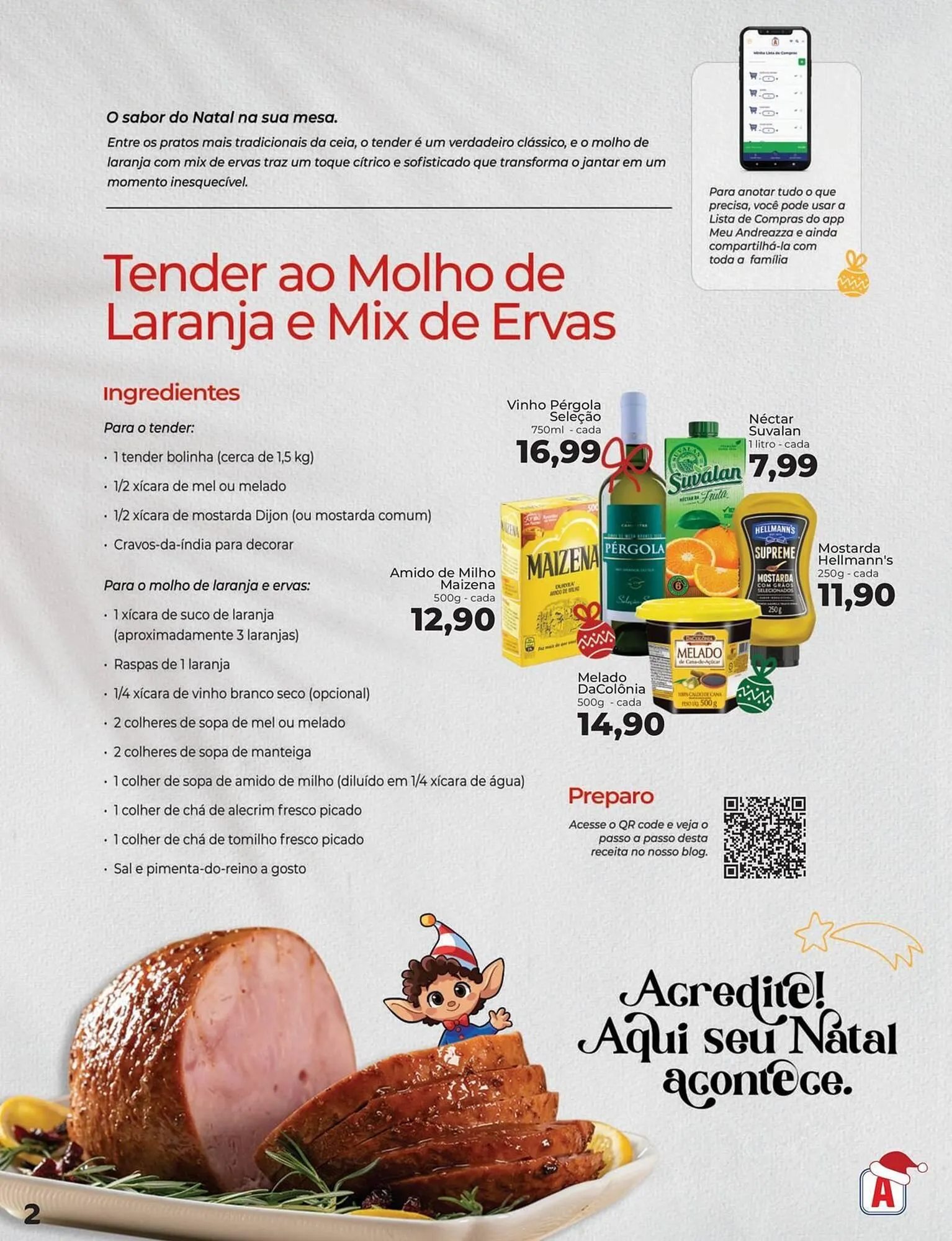 Encarte de Catálogo Supermercados Andreazza 10 de dezembro até 20 de dezembro 2025 - Pagina 2