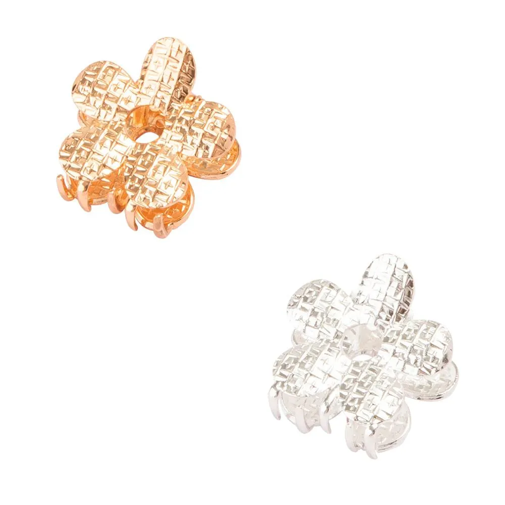 Prendedor de Cabelo Flor Liga de Alumínio Sortida 3,2x3,2x2,3cm LM2799 - honeyhome