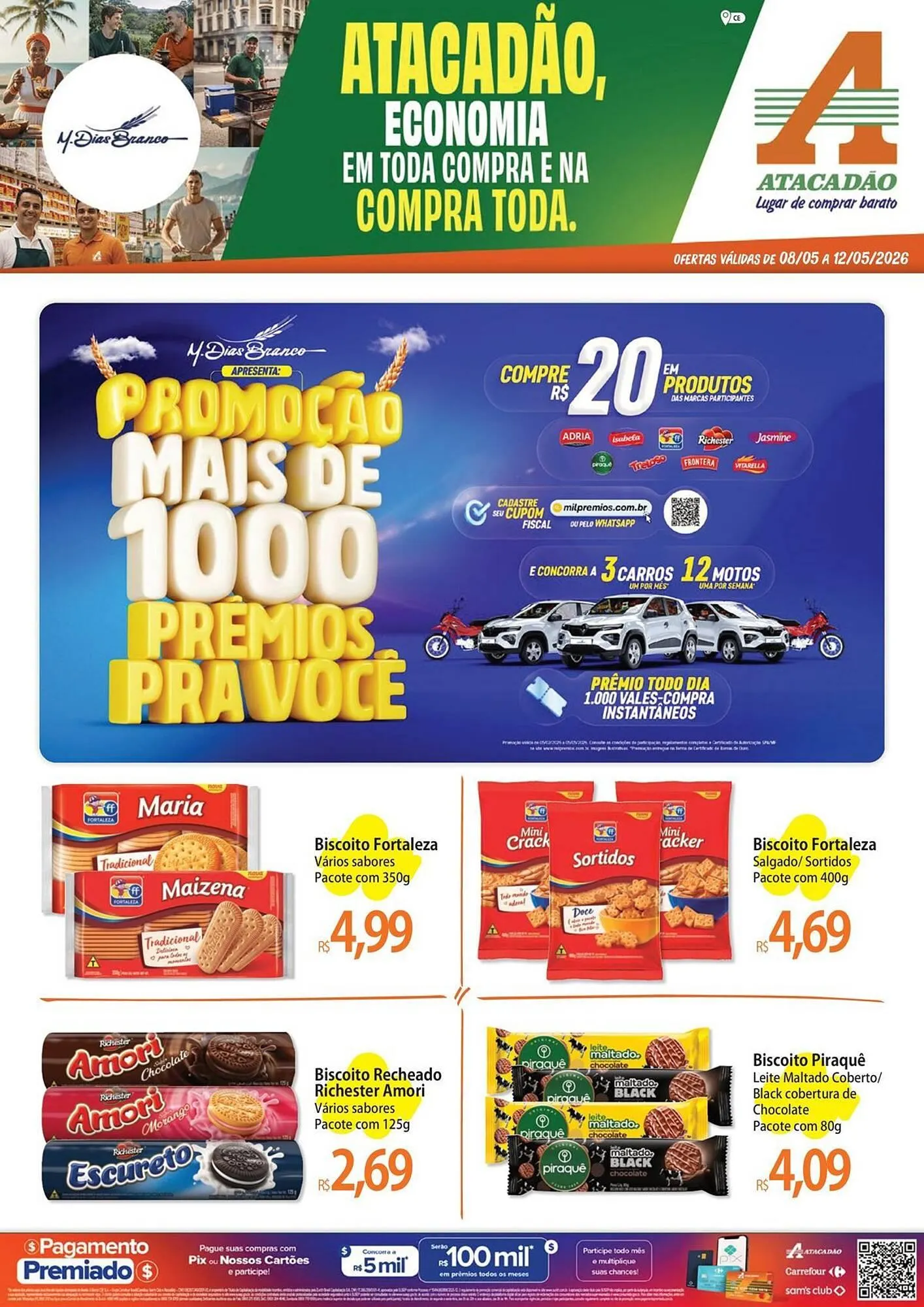 Encarte de Folheto Atacadão 8 de maio até 12 de maio 2026 - Pagina 1