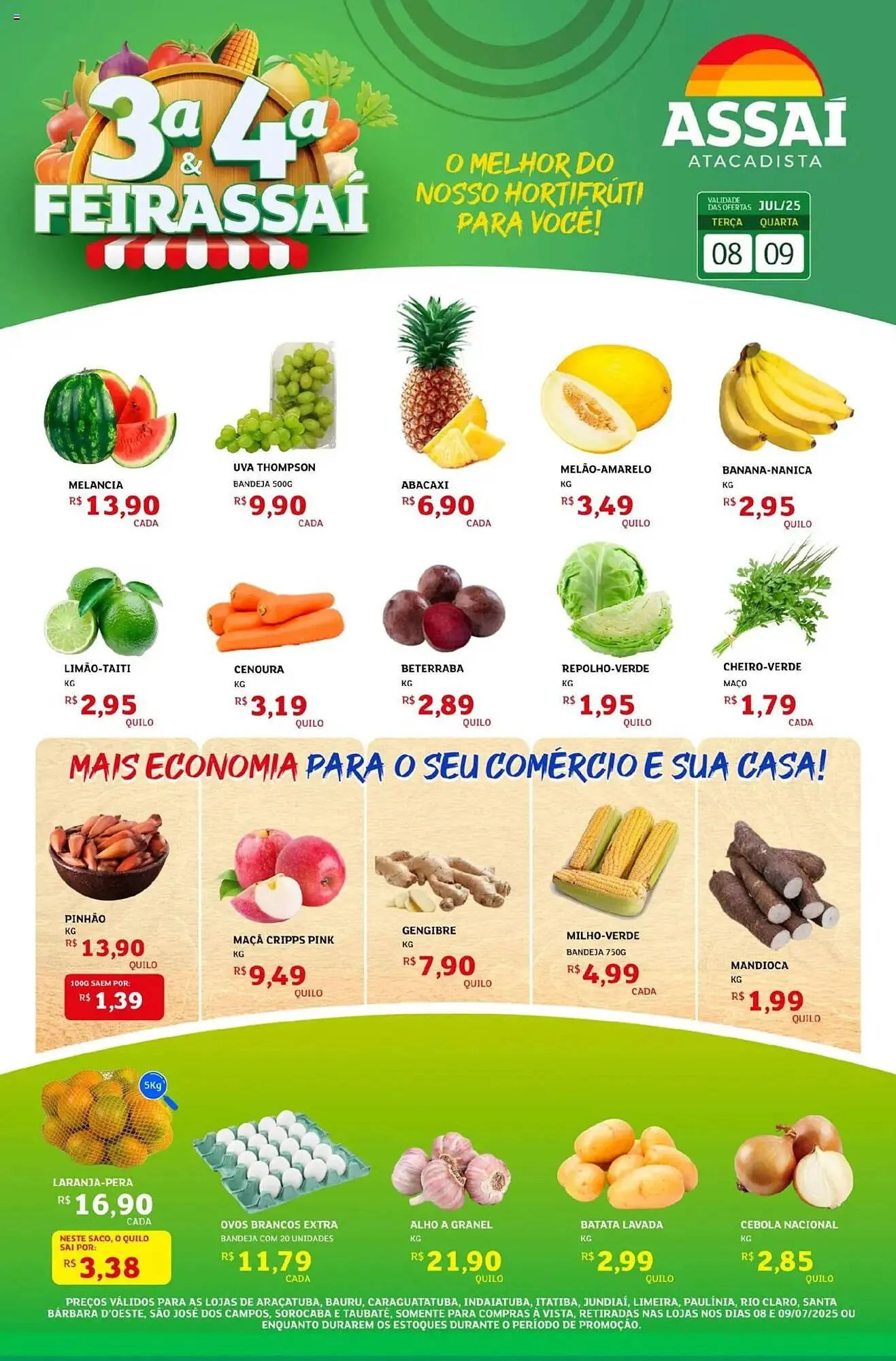 Encarte de Catálogo Assaí Atacadista 8 de julho até 10 de julho 2025 - Pagina 1