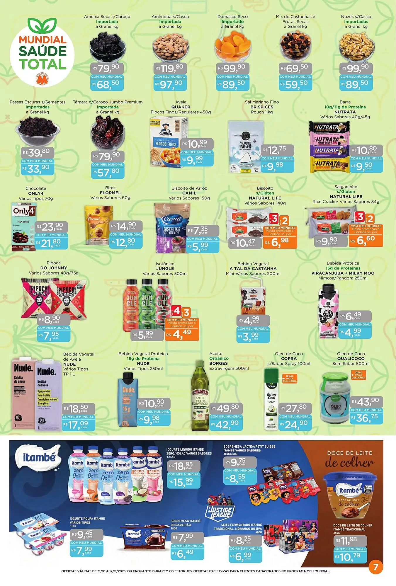 Encarte de Encarte Supermercados Mundial 31 de outubro até 17 de novembro 2025 - Pagina 7