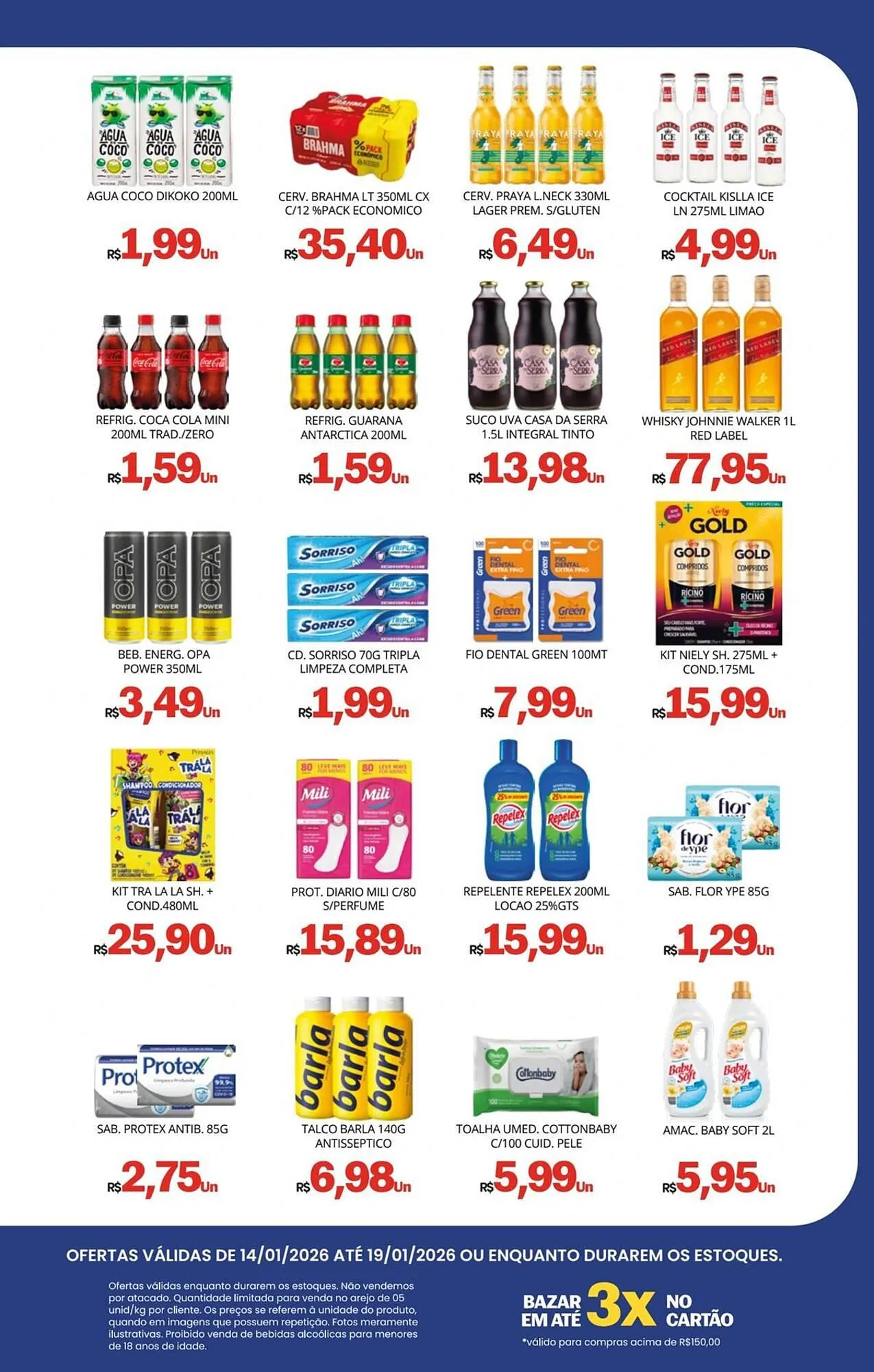 Encarte de Catálogo Supermercado Vitorino 15 de janeiro até 19 de janeiro 2026 - Pagina 3