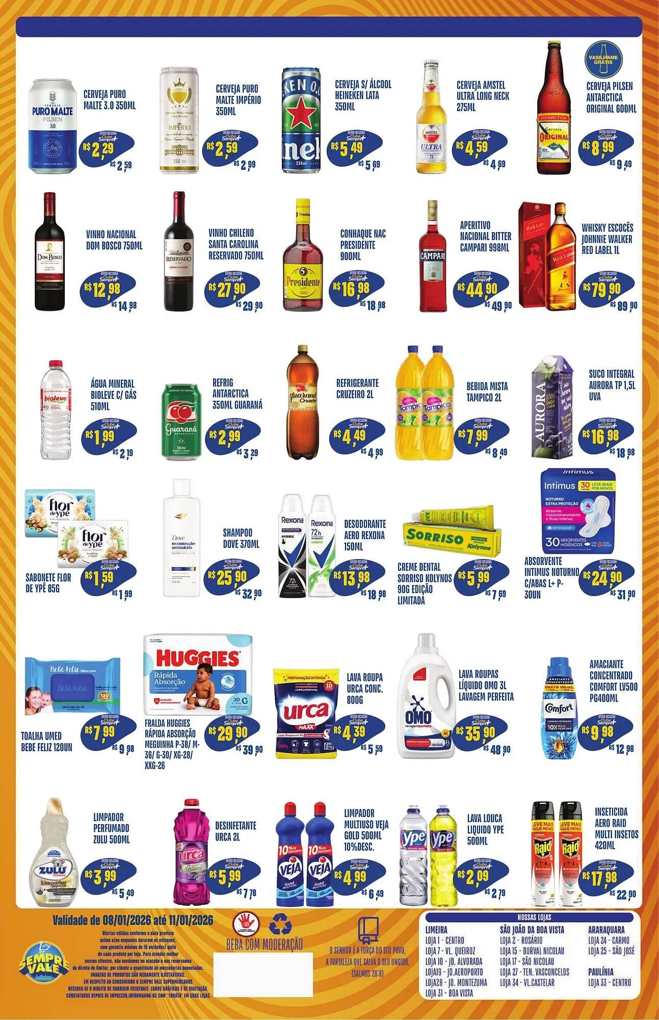 Encarte de Catálogo Sempre Vale Supermercados 8 de janeiro até 11 de janeiro 2026 - Pagina 4