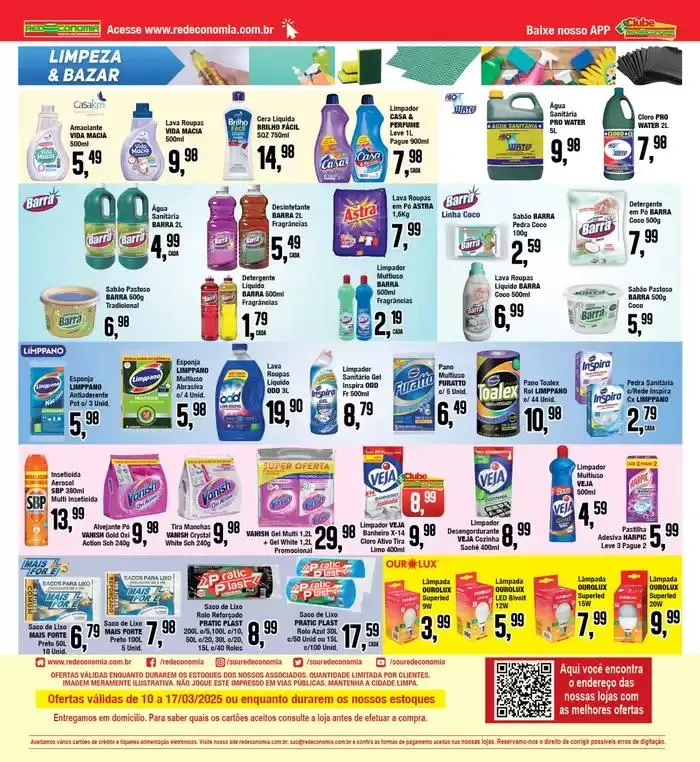 Encarte de Ofertas Rede Economia 10 de março até 17 de março 2025 - Pagina 5