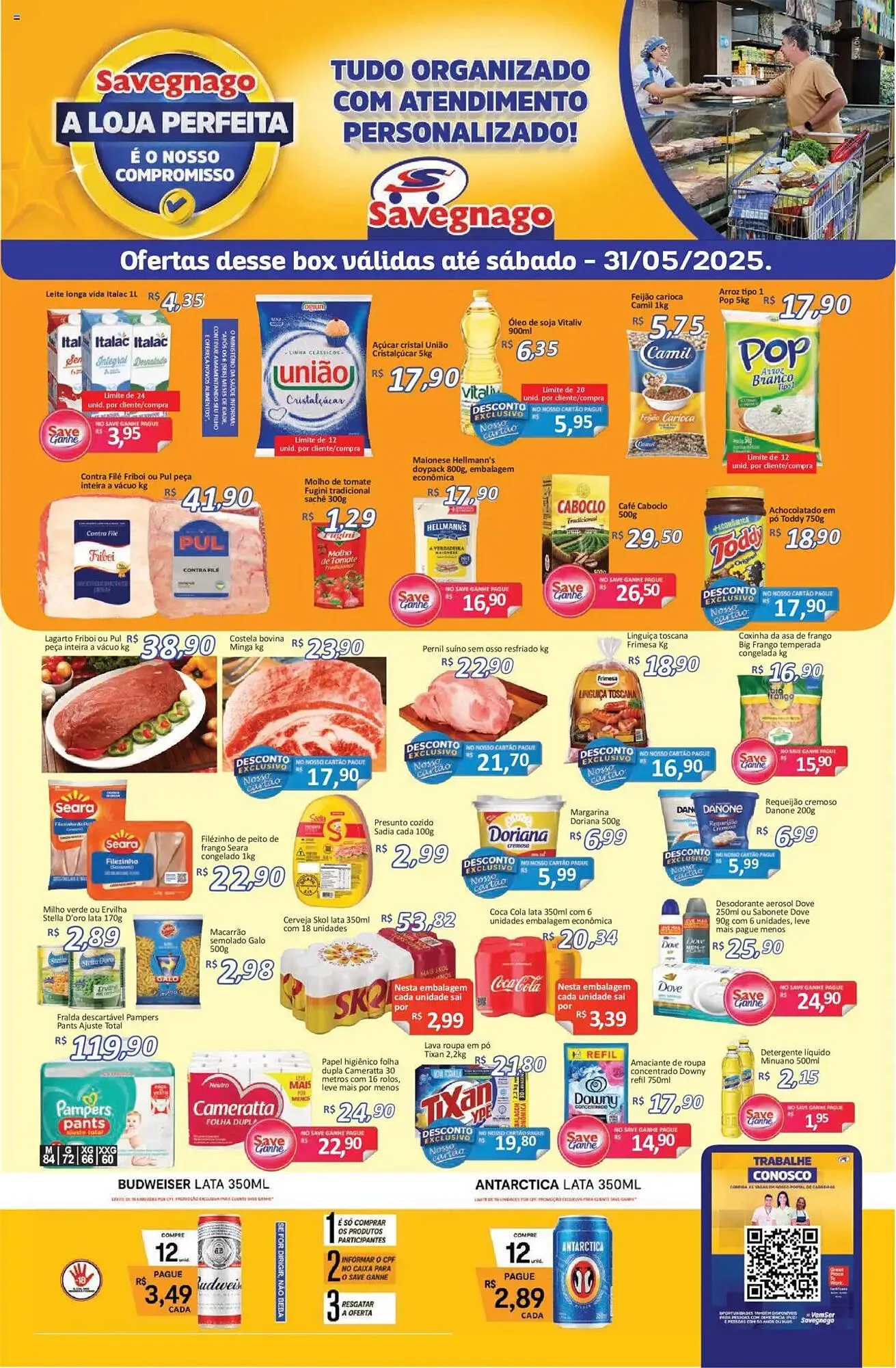 Encarte de Catálogo Supermercados Savegnago 29 de maio até 2 de junho 2025 - Pagina 1