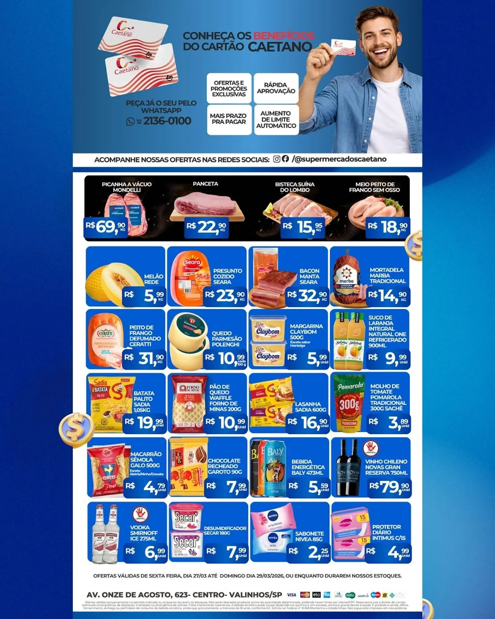 Encarte de Catálogo Supermercados Caetano 27 de março até 29 de março 2026 - Pagina 2