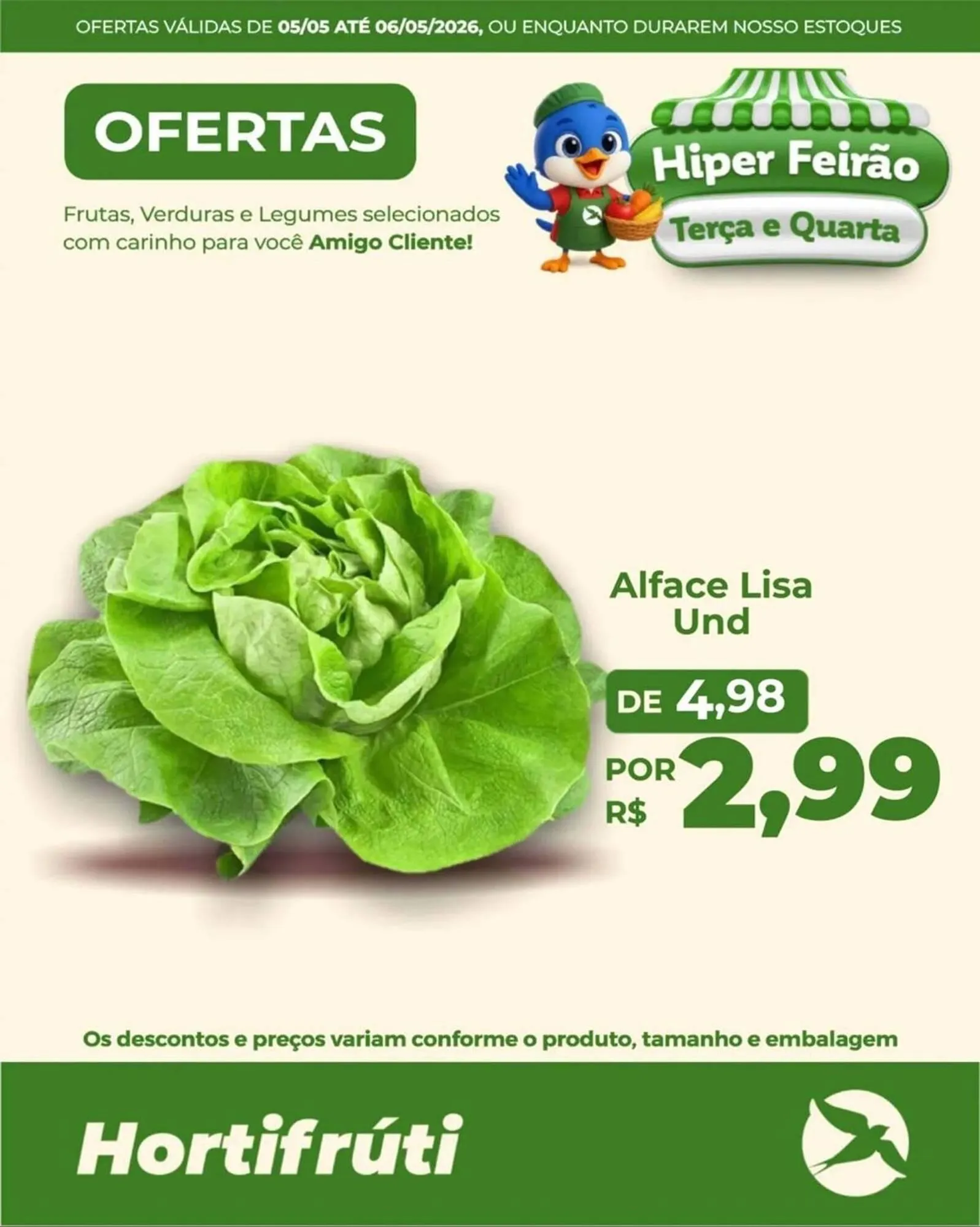 Encarte de Folheto Andorinha Hipermercado 5 de maio até 6 de maio 2026 - Pagina 1