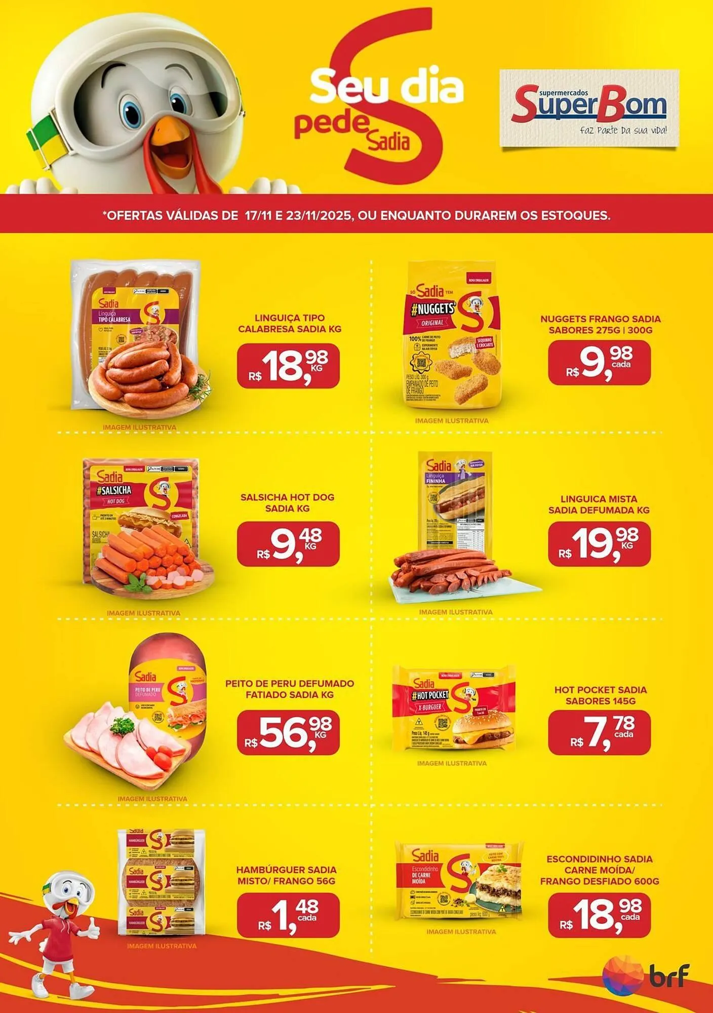 Encarte de Encarte Super Bom 17 de novembro até 23 de novembro 2025 - Pagina 1