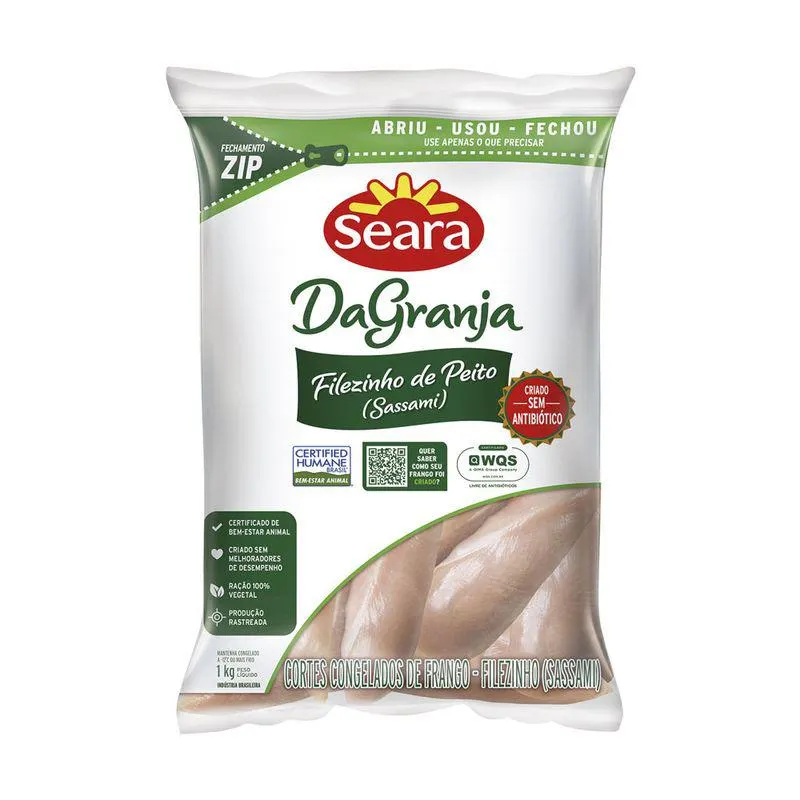 Filezinho de peito DaGranja IQF 1kg