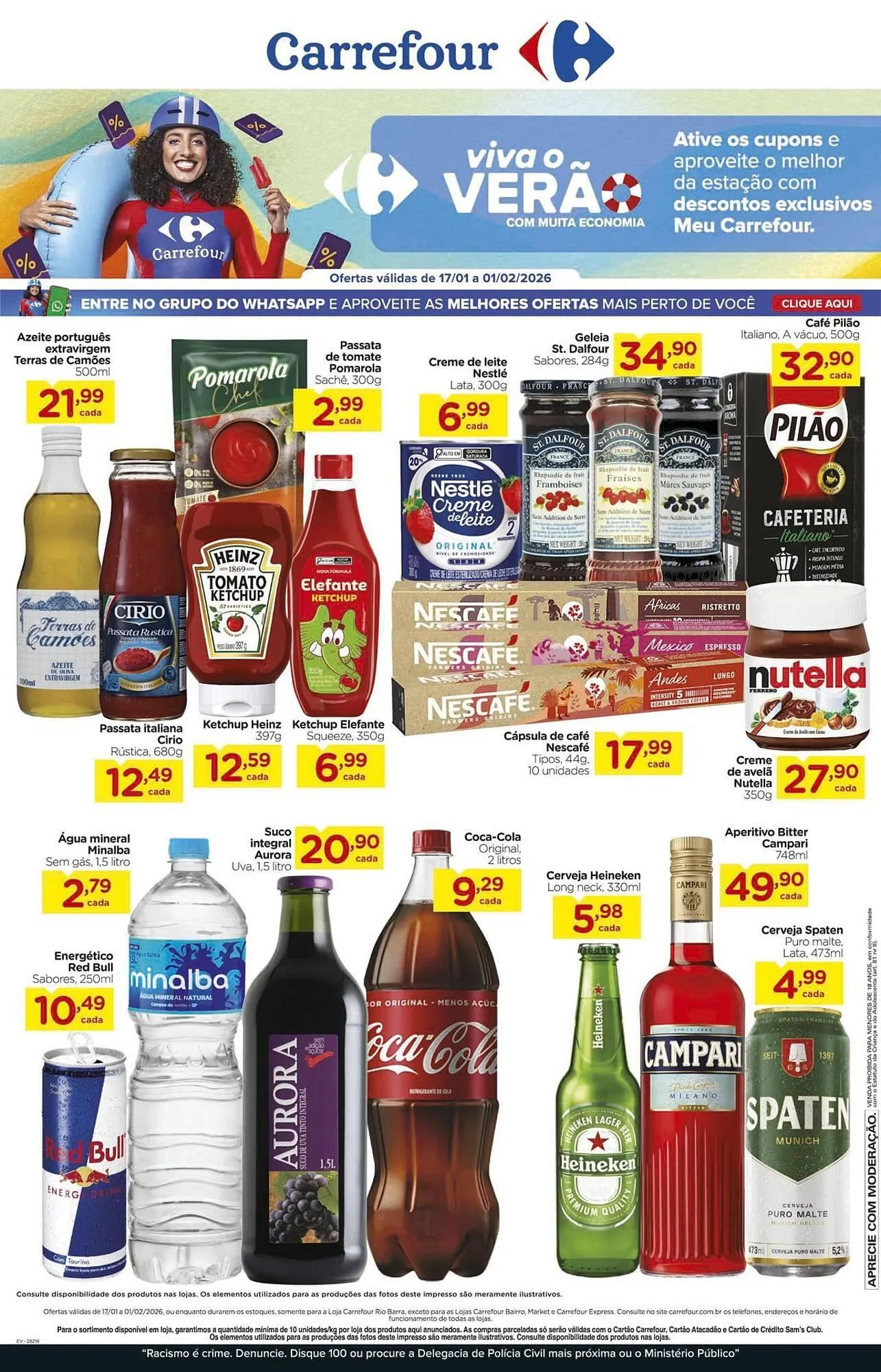 Encarte de Folheto Carrefour 19 de janeiro até 1 de fevereiro 2026 - Pagina 1