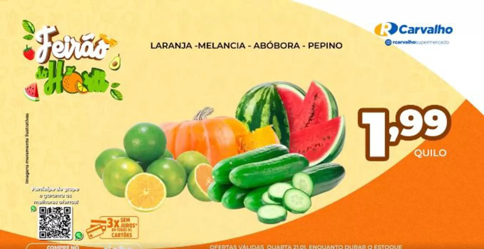 Encarte de Catálogo Carvalho Supermercado 21 de janeiro até 21 de janeiro 2026 - Pagina 1