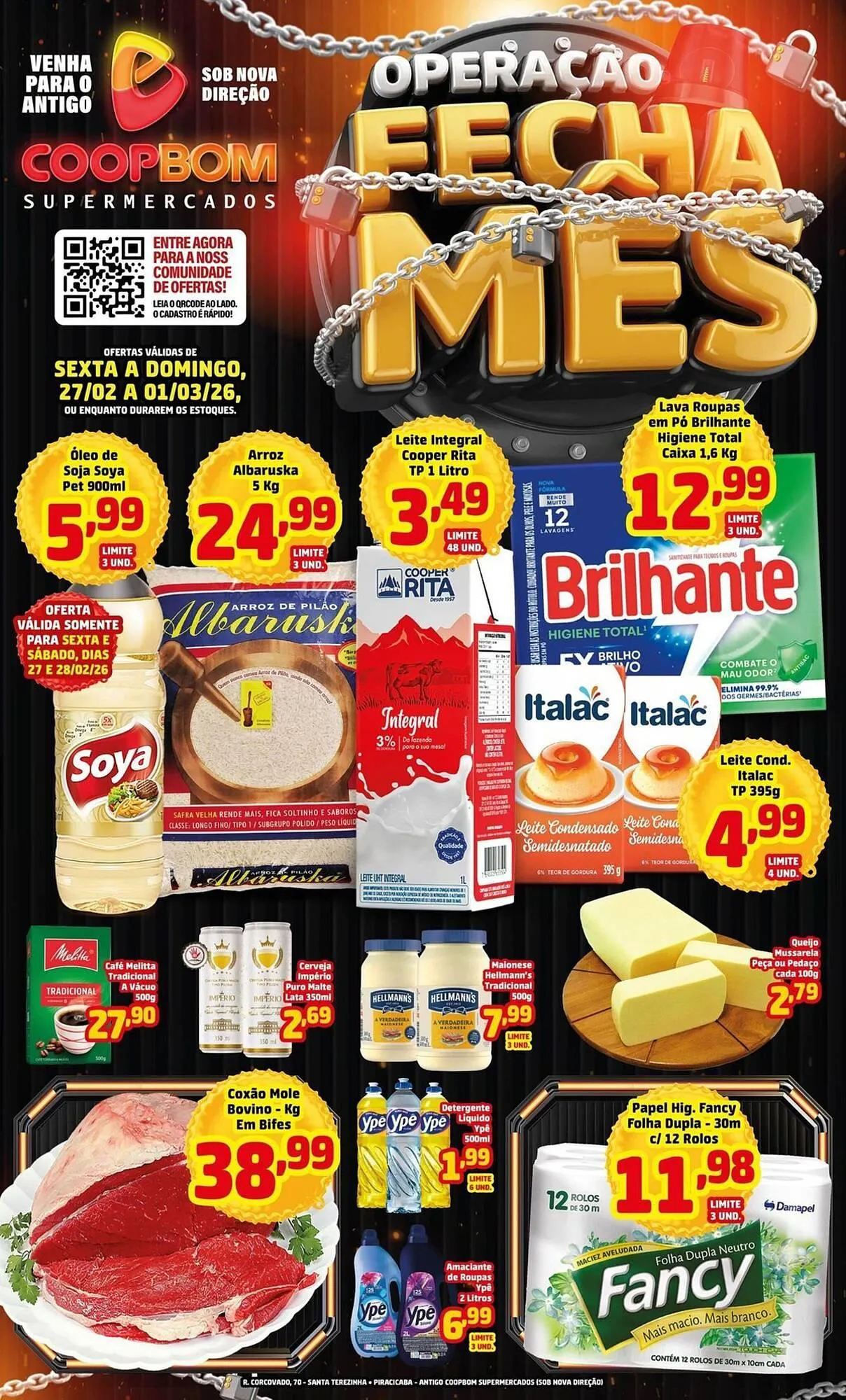 Encarte de Tabloide CoopBom 27 de fevereiro até 1 de março 2026 - Pagina 1