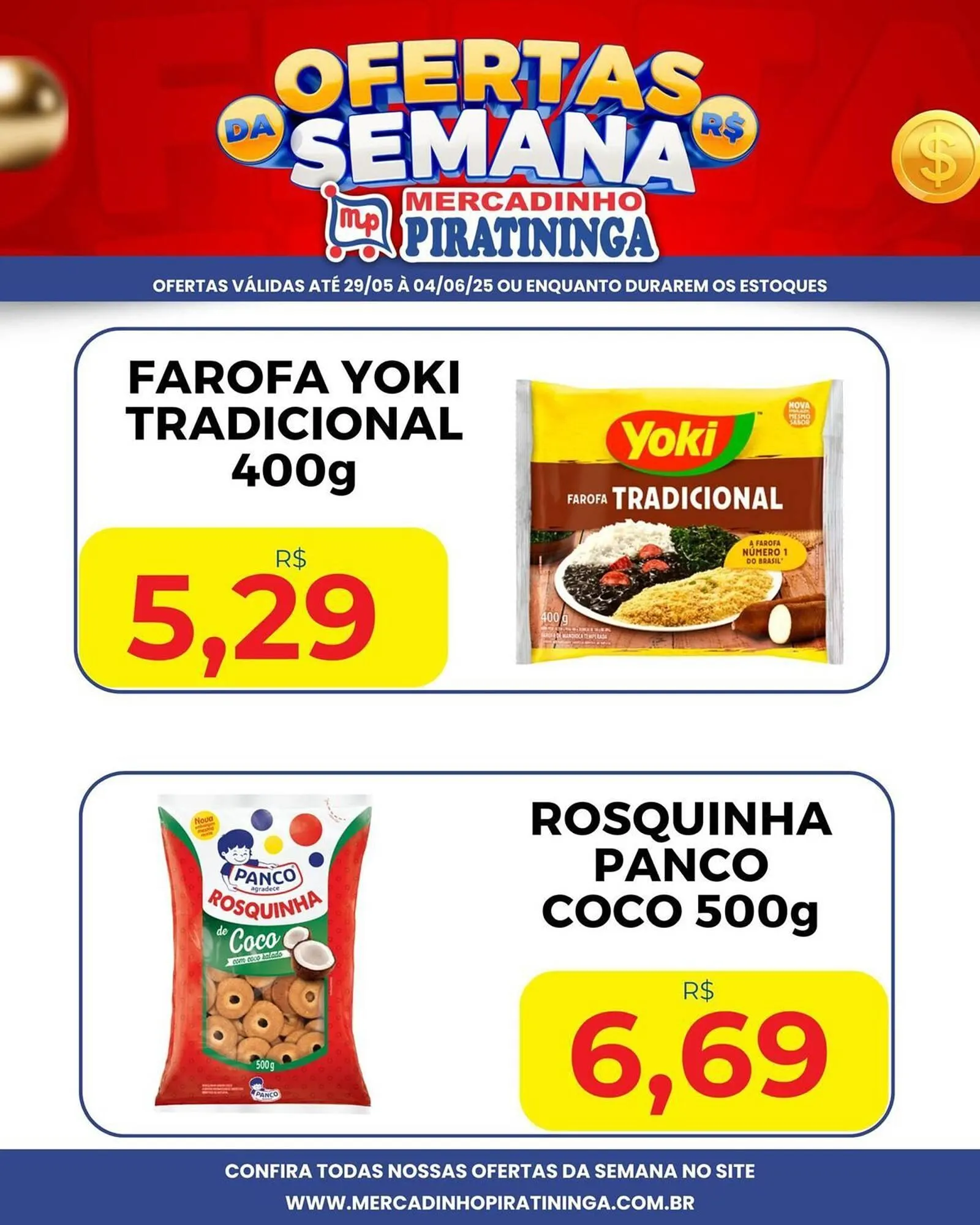 Encarte de Catálogo Mercadinho Piratininga 30 de maio até 3 de junho 2025 - Pagina 8