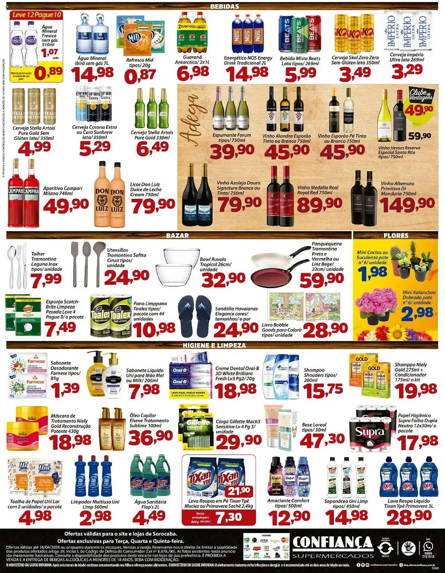 Encarte de Catálogo Confiança Supermercados 14 de abril até 16 de abril 2026 - Pagina 4