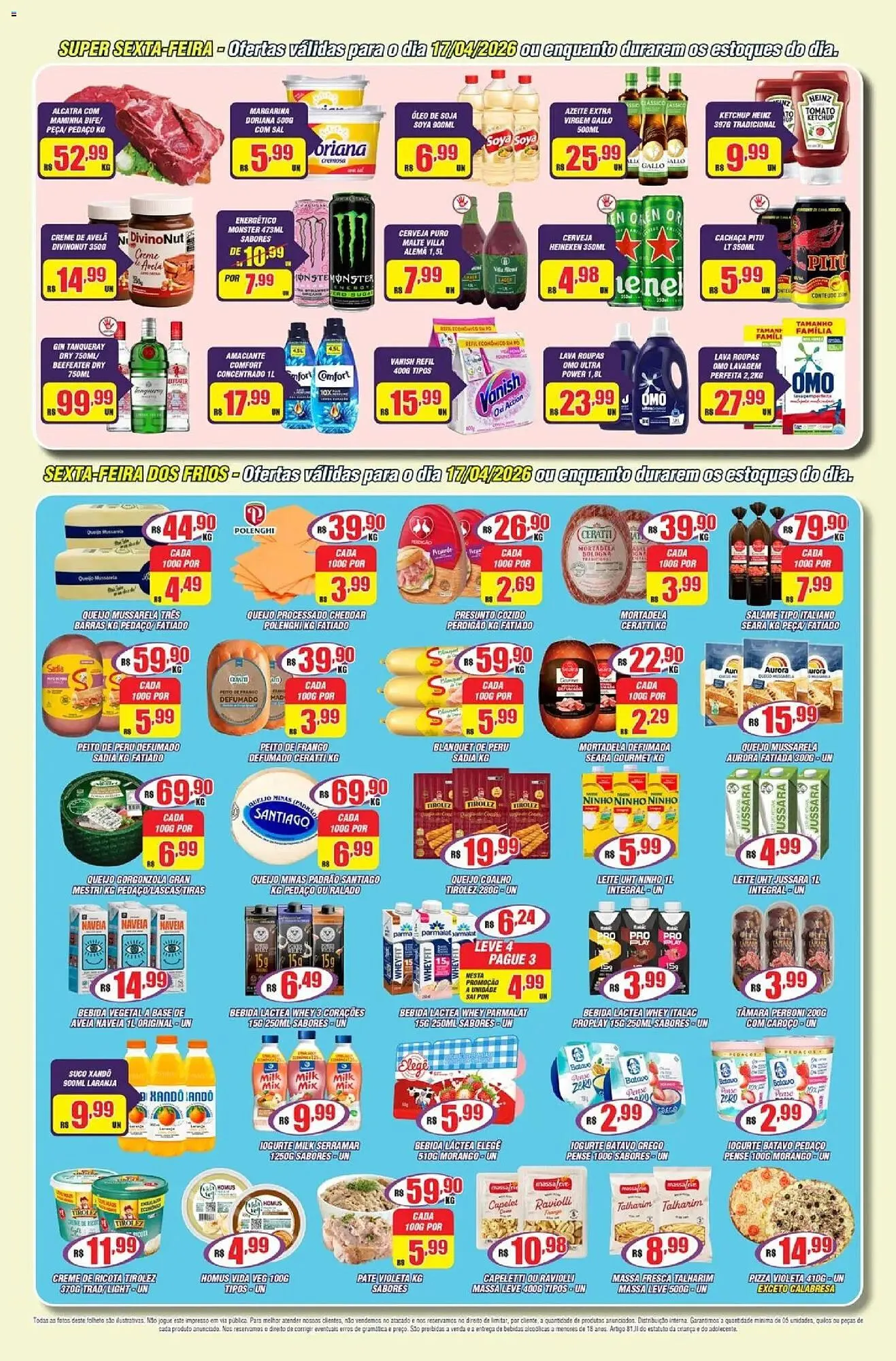 Encarte de Catálogo Violeta Supermercados 14 de abril até 16 de abril 2026 - Pagina 4