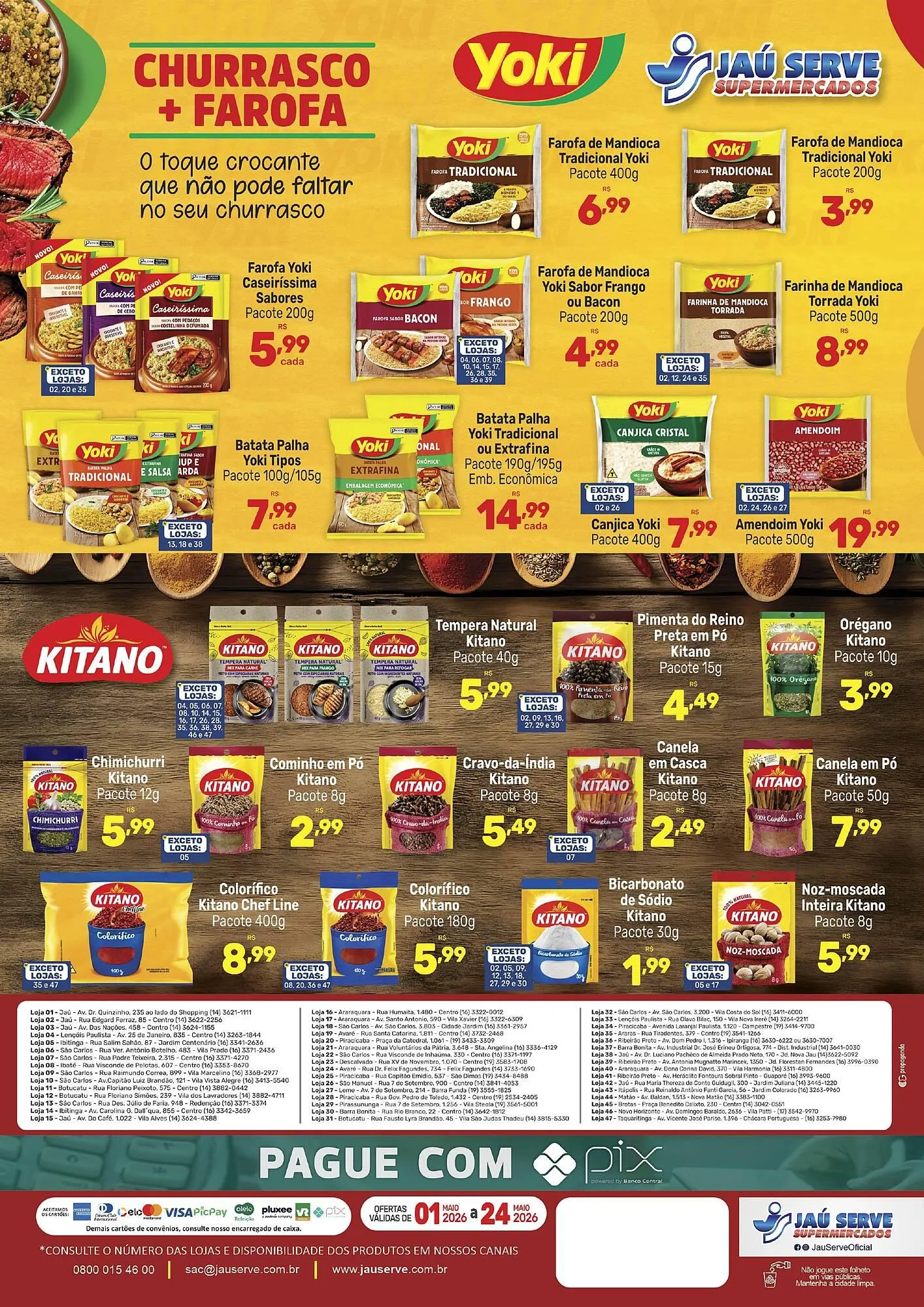 Encarte de Catálogo Supermercados Jau Serve 1 de maio até 24 de maio 2026 - Pagina 2