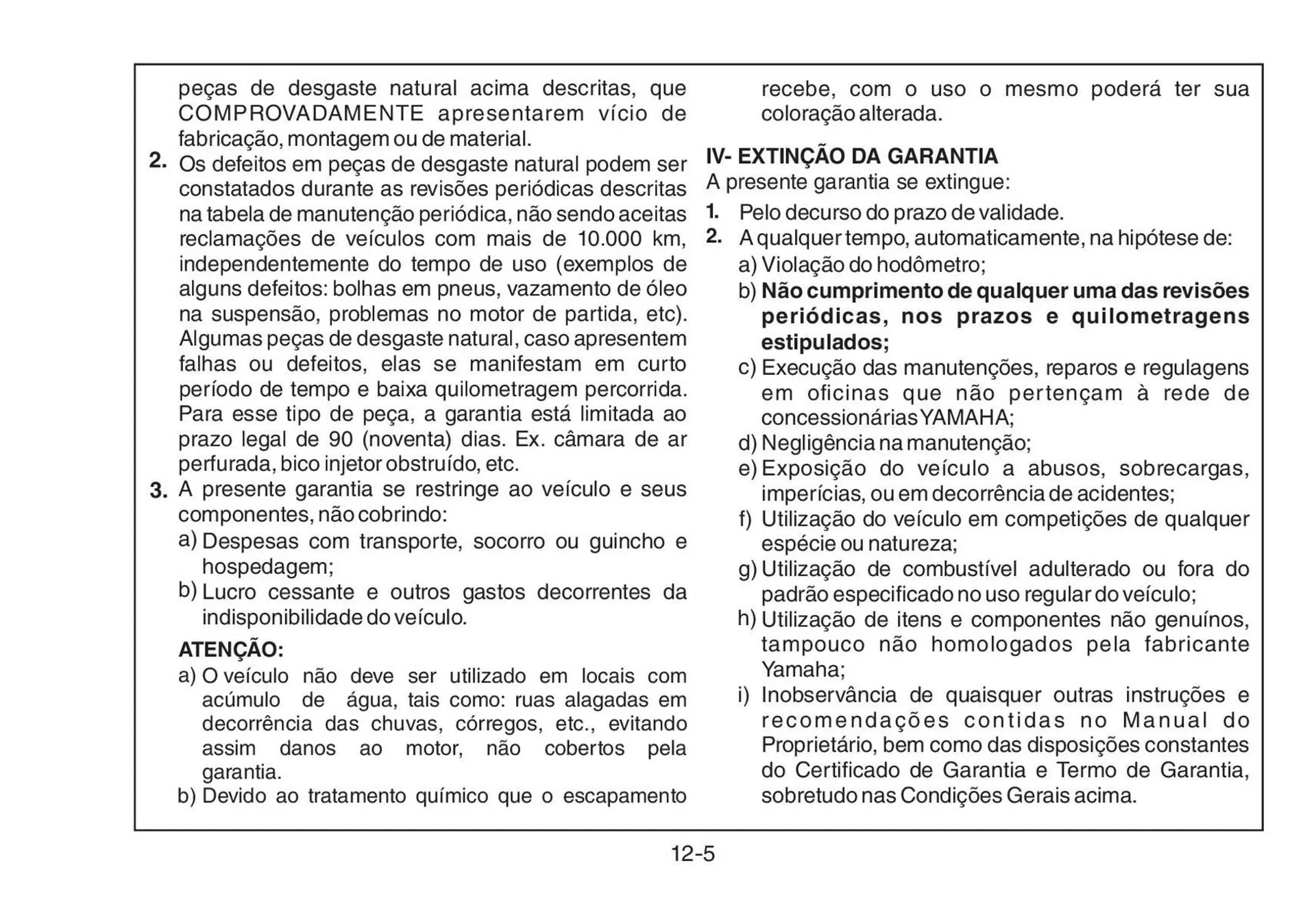 Encarte de Panfleto Yamaha 3 de fevereiro até 31 de dezembro 2026 - Pagina 107