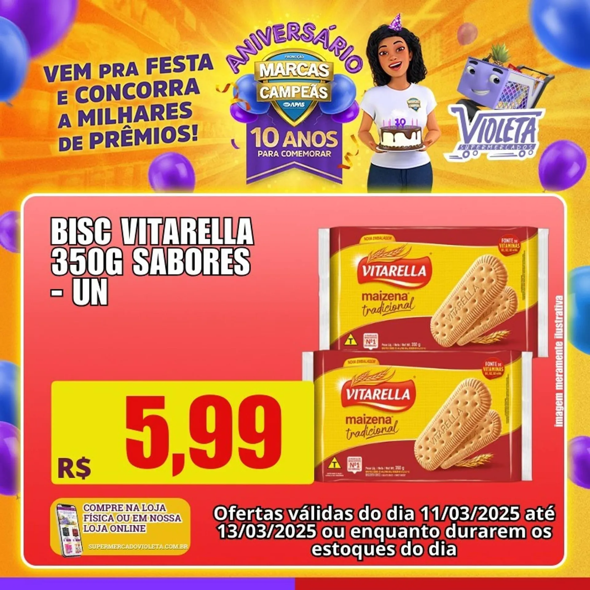 Encarte de Catálogo Violeta Supermercados 11 de março até 13 de março 2025 - Pagina 5