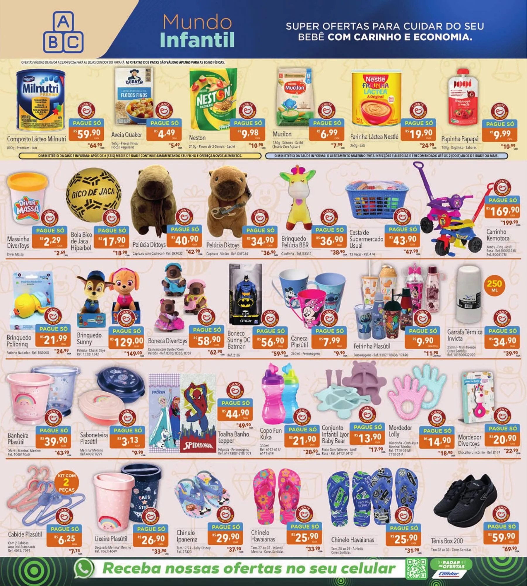 Encarte de Catálogo Supermercados Condor 6 de abril até 22 de abril 2026 - Pagina 23