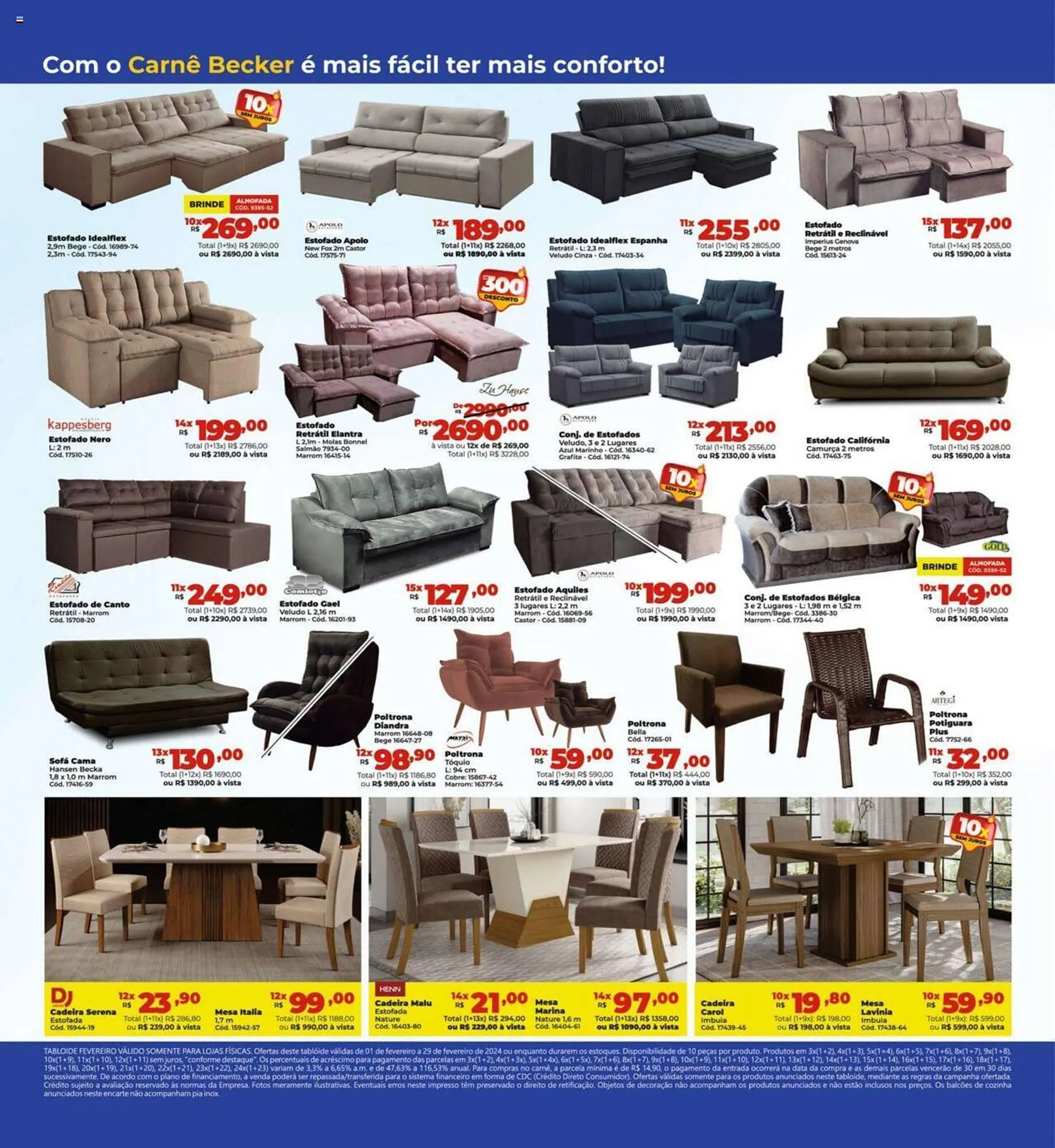 Encarte de Catálogo Lojas Becker 1 de fevereiro até 29 de fevereiro 2024 - Pagina 6