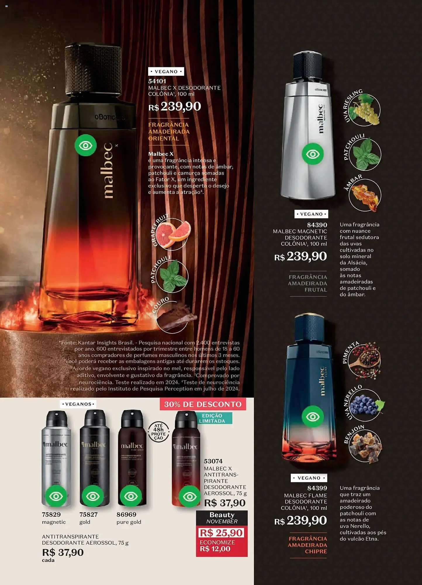 Encarte de Catálogo O Boticário 3 de novembro até 30 de novembro 2025 - Pagina 43