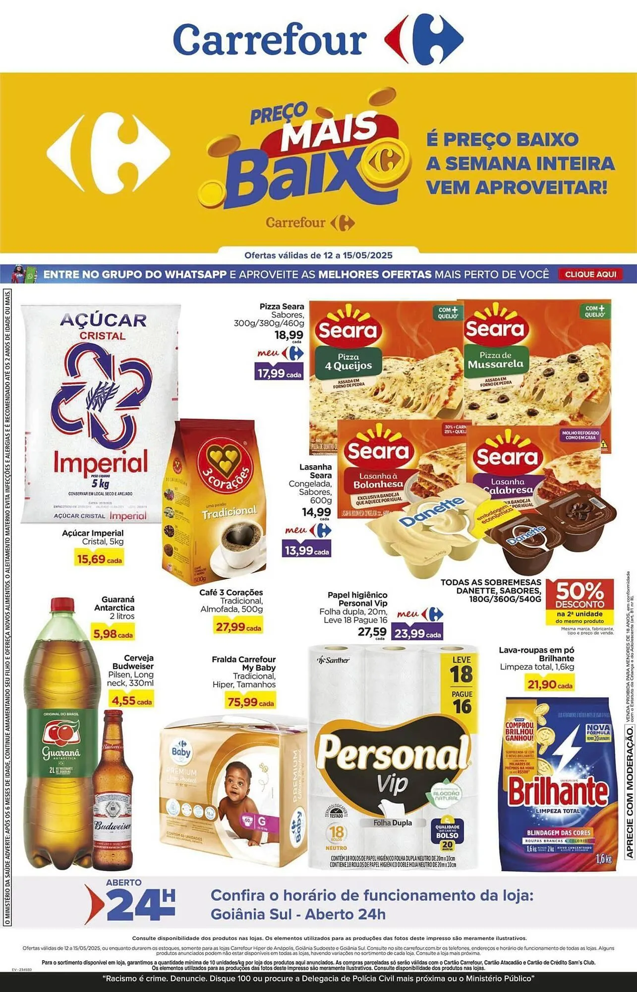 Encarte de Catálogo Carrefour 12 de maio até 15 de maio 2025 - Pagina 1
