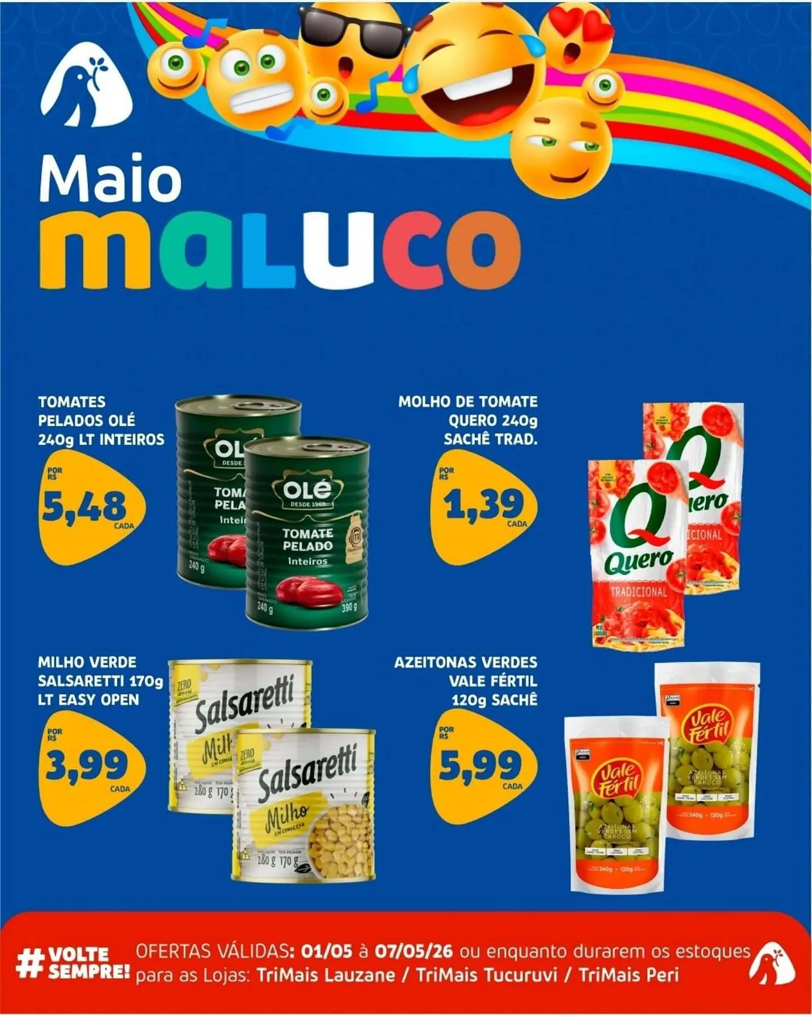 Encarte de Catálogo Trimais Supermercado 1 de maio até 7 de maio 2026 - Pagina 8