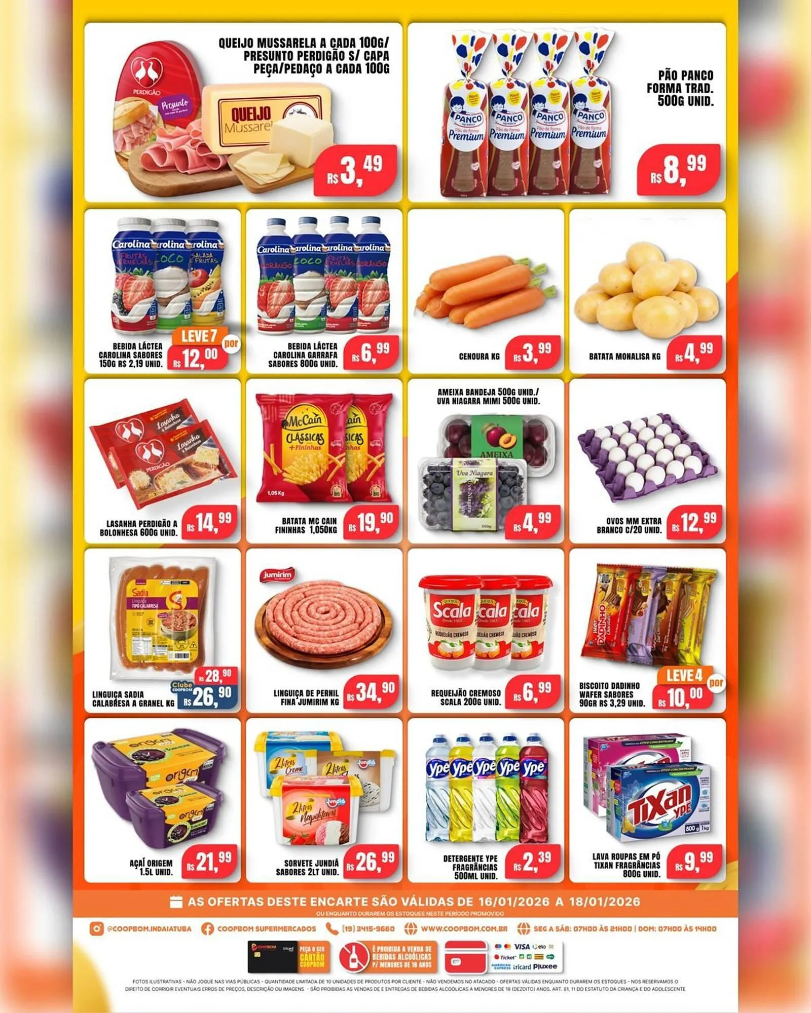 Encarte de Tabloide CoopBom 16 de janeiro até 18 de janeiro 2026 - Pagina 2