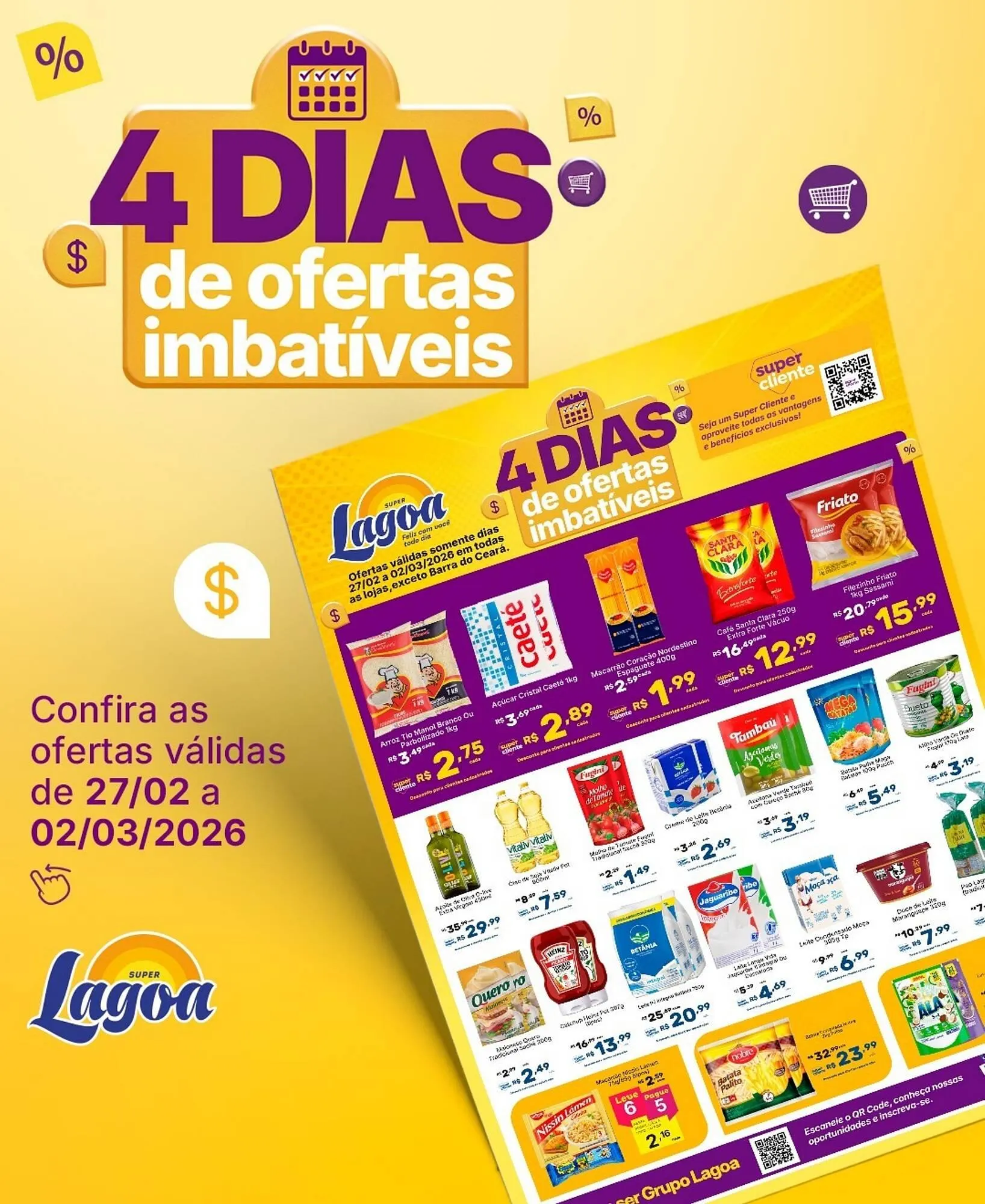 Encarte de Encarte Super Lagoa 27 de fevereiro até 2 de março 2026 - Pagina 1