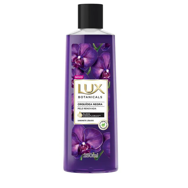 Sabonete Lux Botanicals Orquídea Negra Líquido 250ml