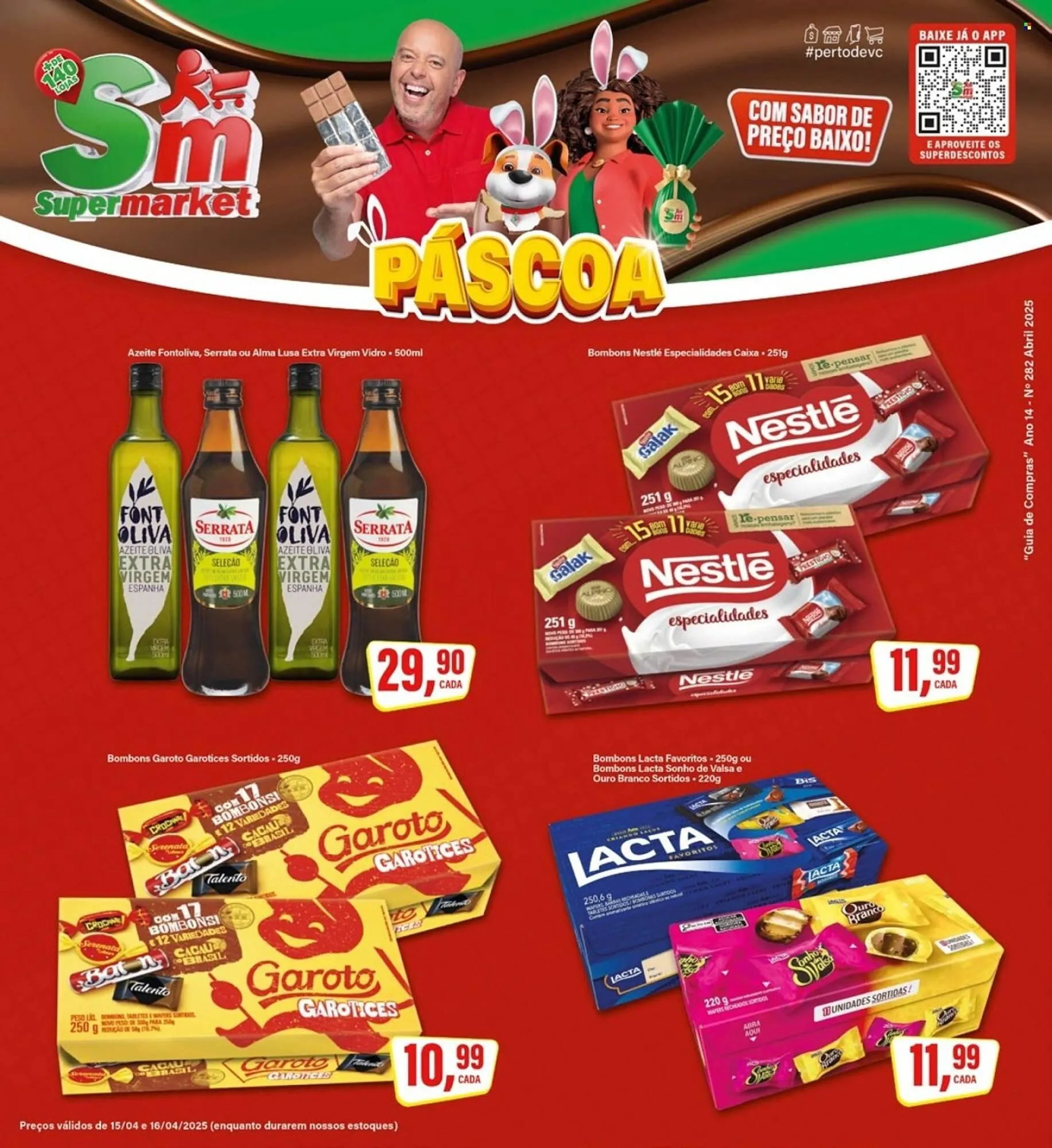 Encarte de Catálogo Rede Supermarket 15 de abril até 16 de abril 2025 - Pagina 1