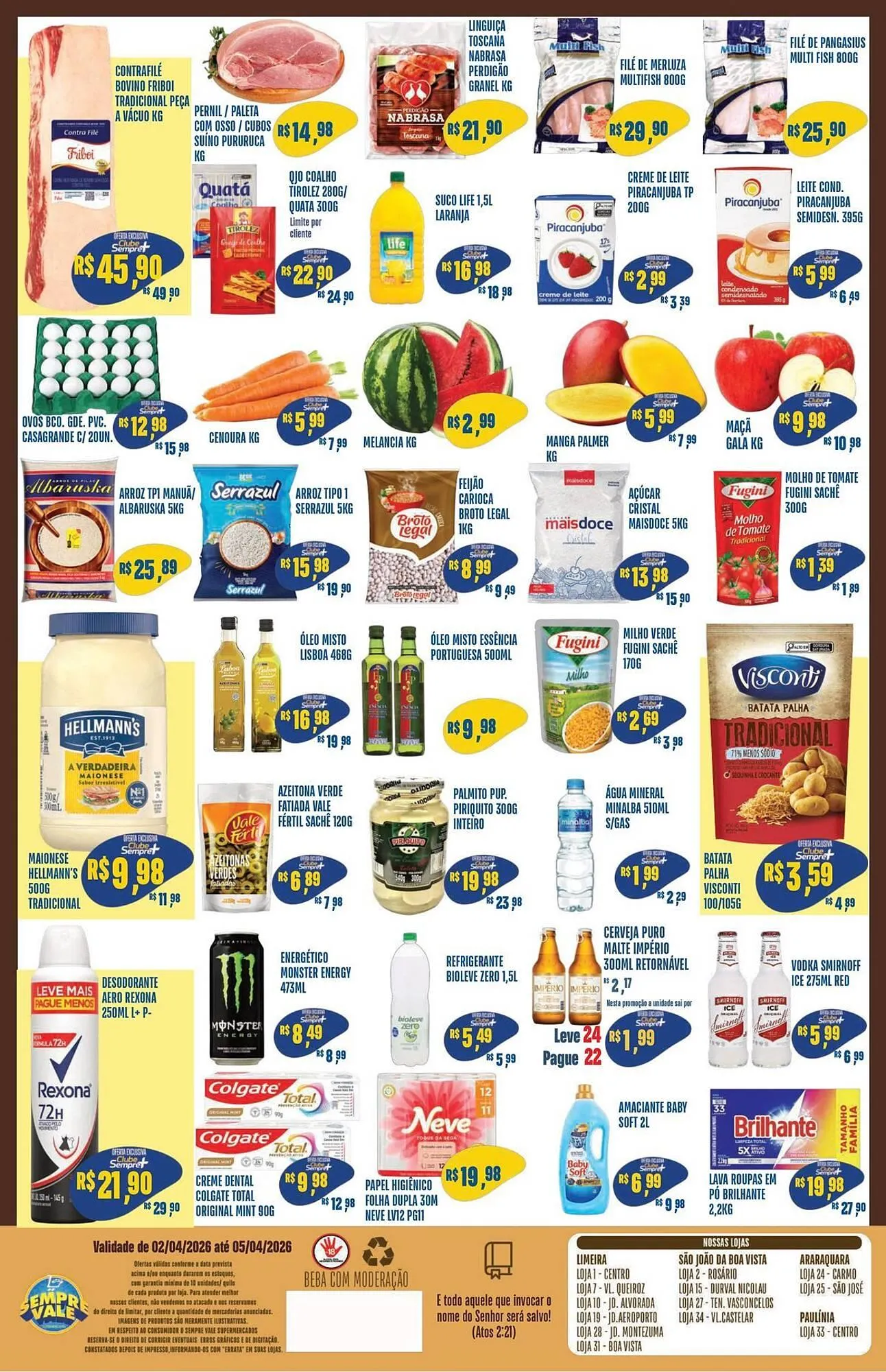 Encarte de Catálogo Sempre Vale Supermercados 2 de abril até 5 de maio 2026 - Pagina 2