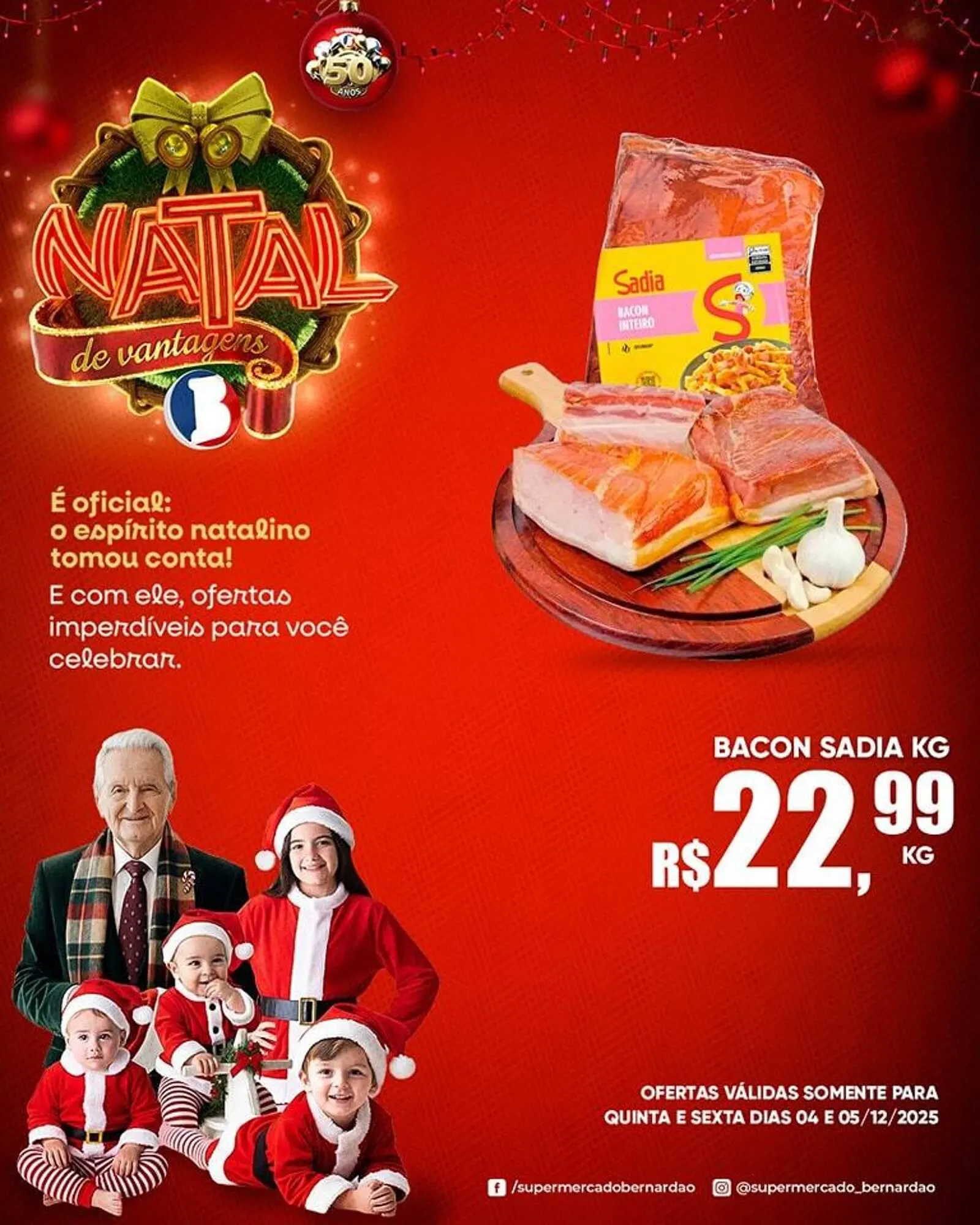 Encarte de Catálogo Supermercado Bernardão 4 de dezembro até 5 de dezembro 2025 - Pagina 2