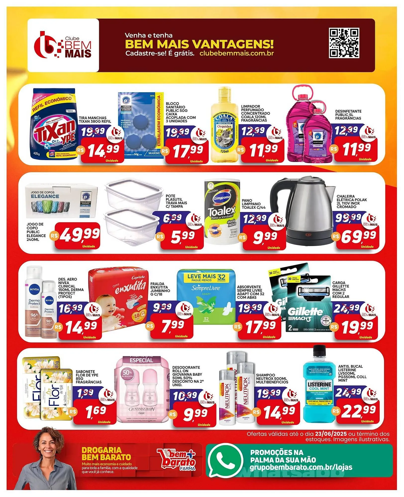 Encarte de Catálogo Supermercado Bem Barato 17 de junho até 23 de junho 2025 - Pagina 4