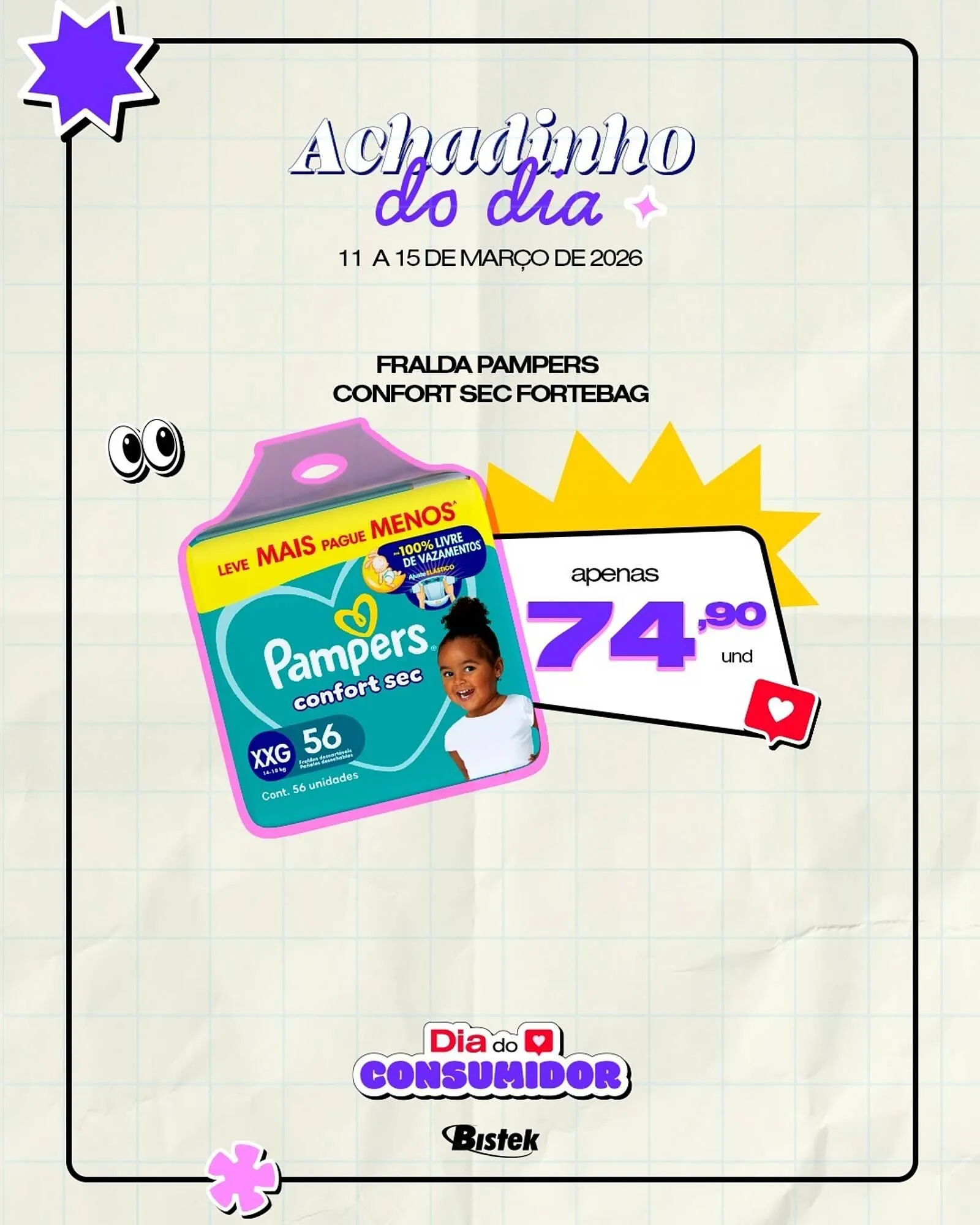 Encarte de Encarte Bistek Supermercados 12 de março até 15 de março 2026 - Pagina 4