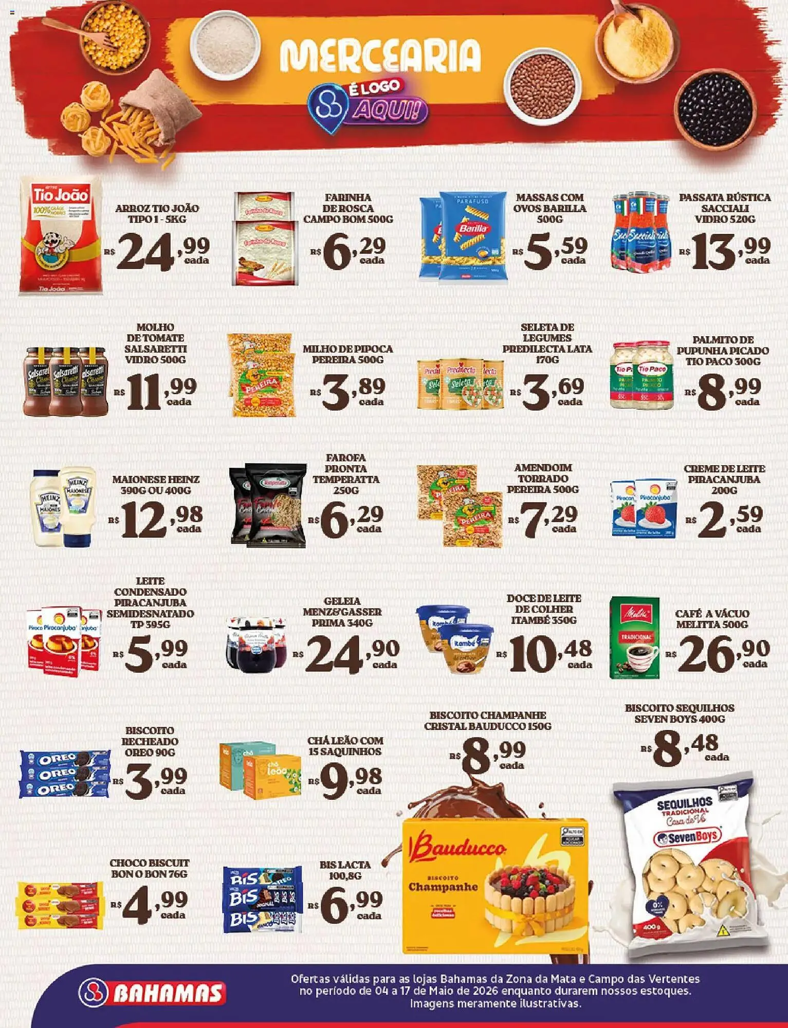 Encarte de Catálogo Bahamas Supermercados 4 de maio até 18 de maio 2026 - Pagina 2