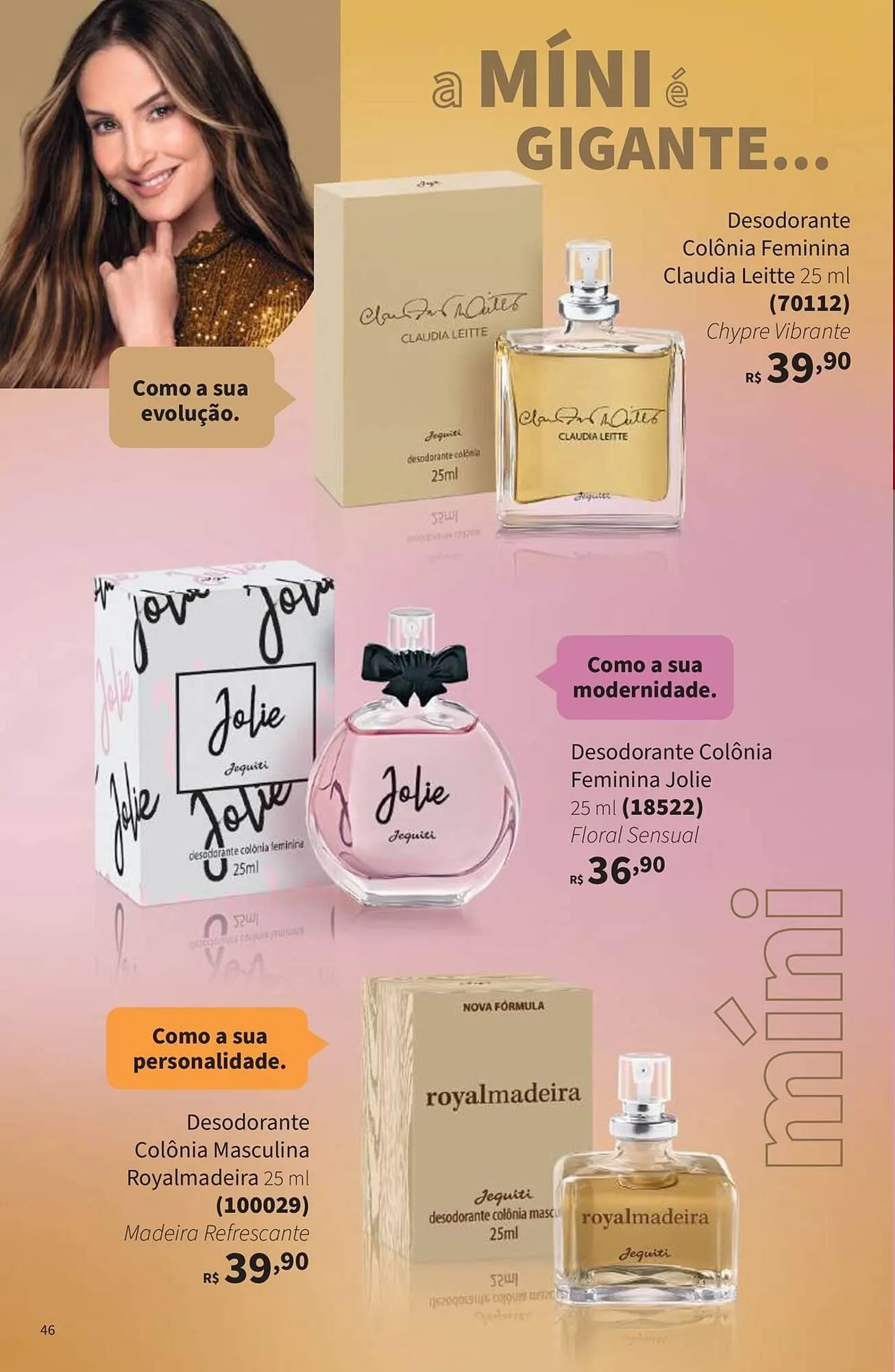 Encarte de Catálogo Jequiti 12 de maio até 31 de maio 2025 - Pagina 46